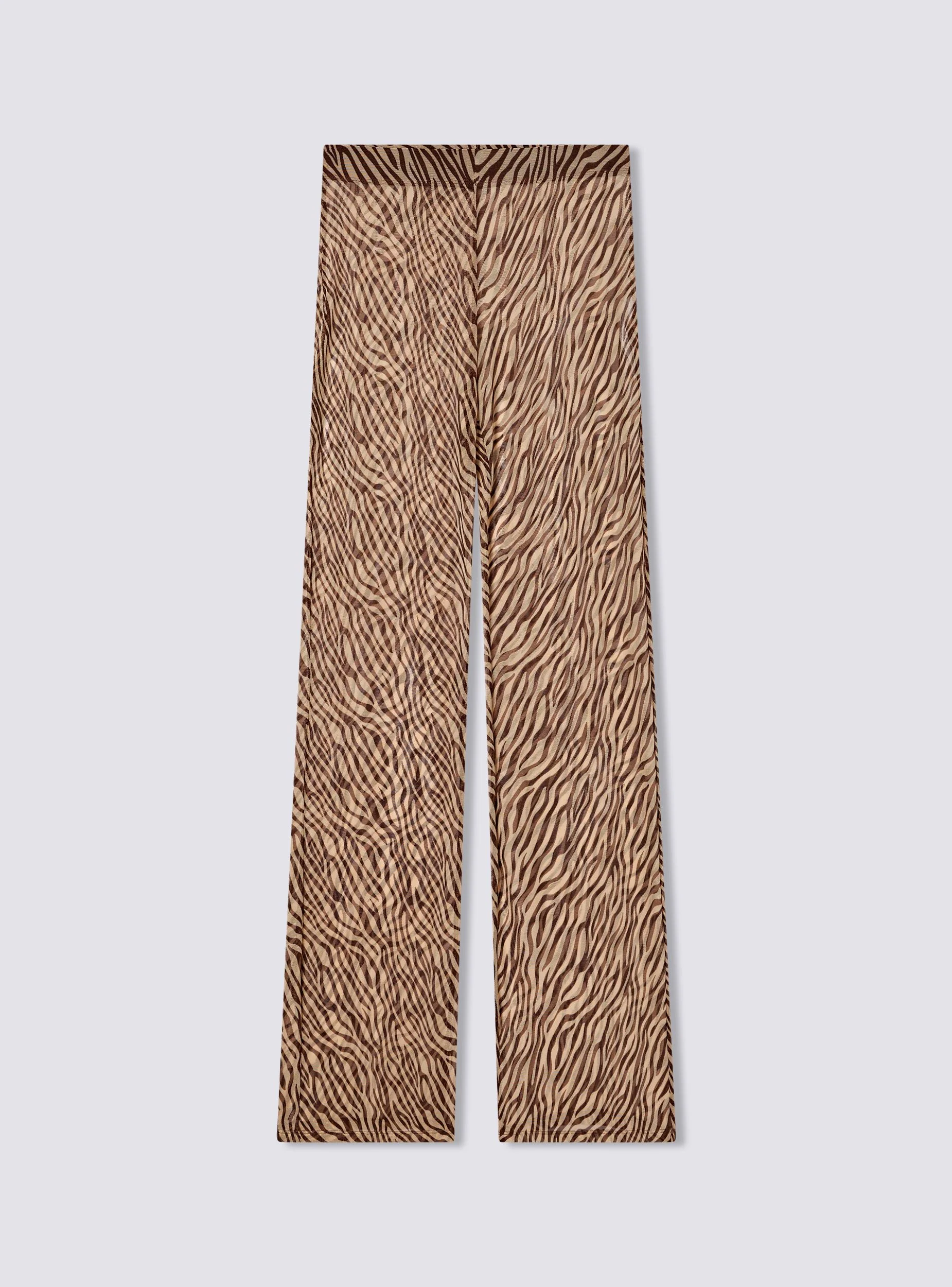 Pantaloni zebrati semitrasparenti - Image 5