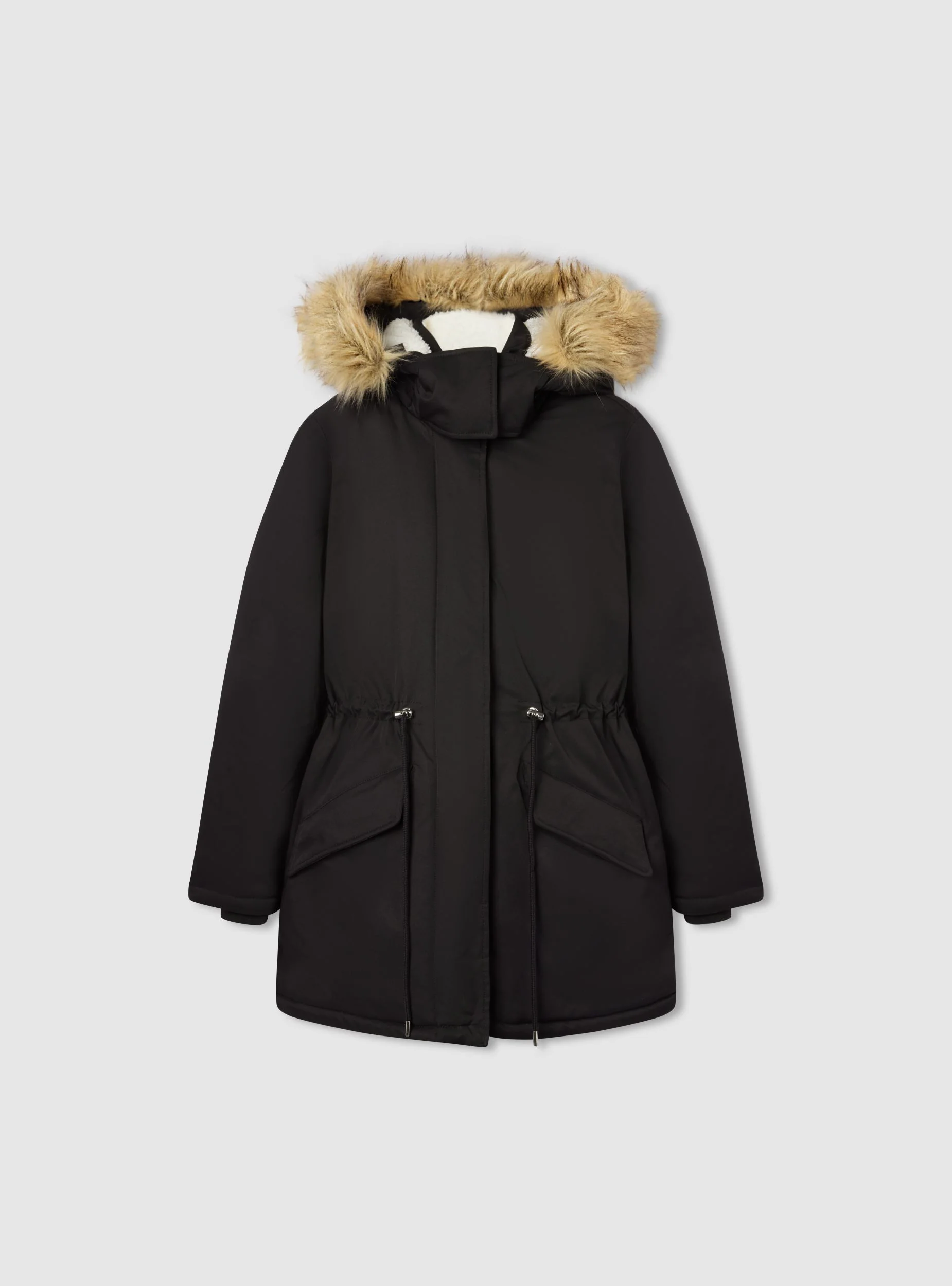 Parka con interno in montone sintetico - Image 7