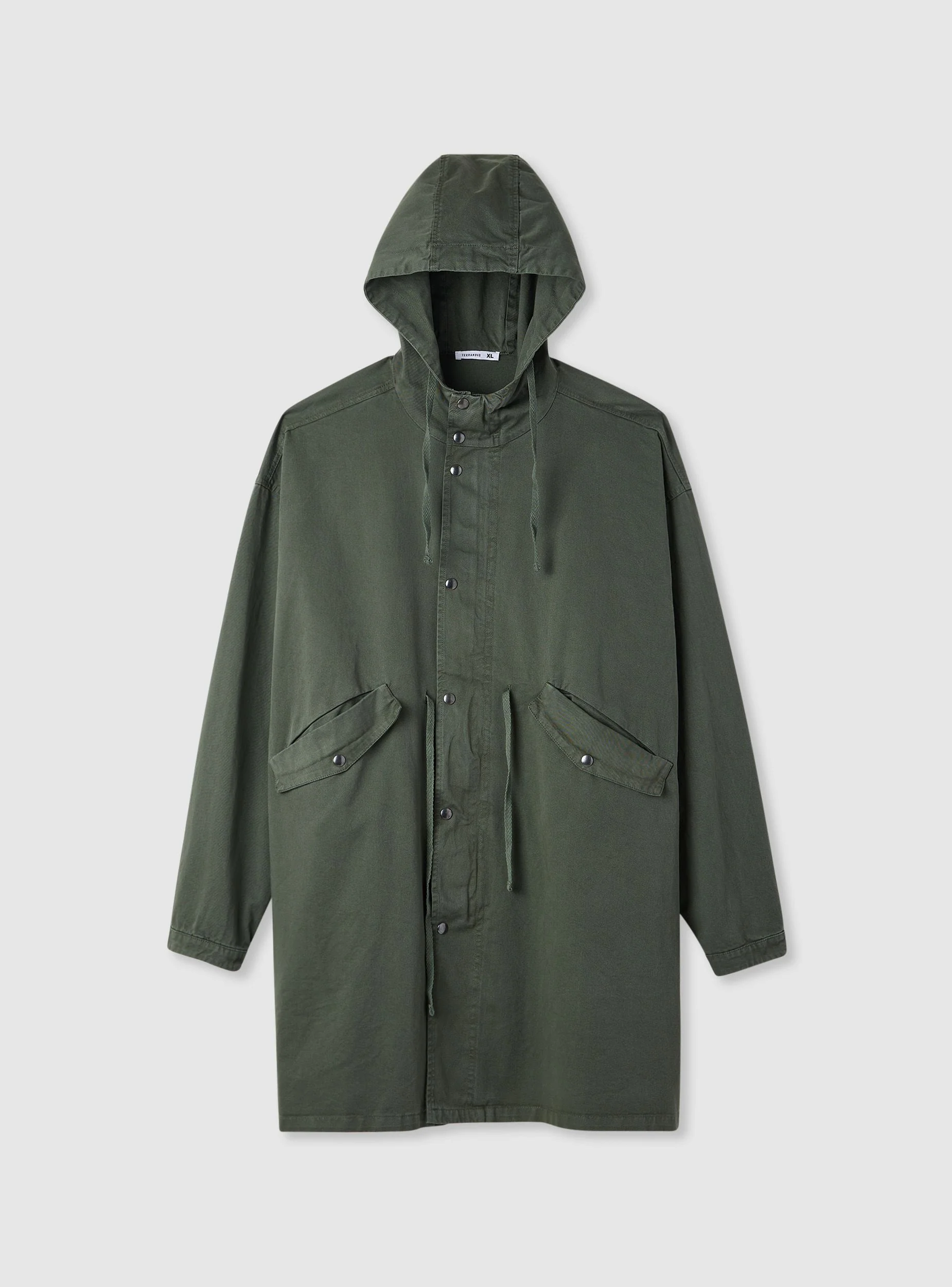Parka over a tinta unita sfoderato - Image 5