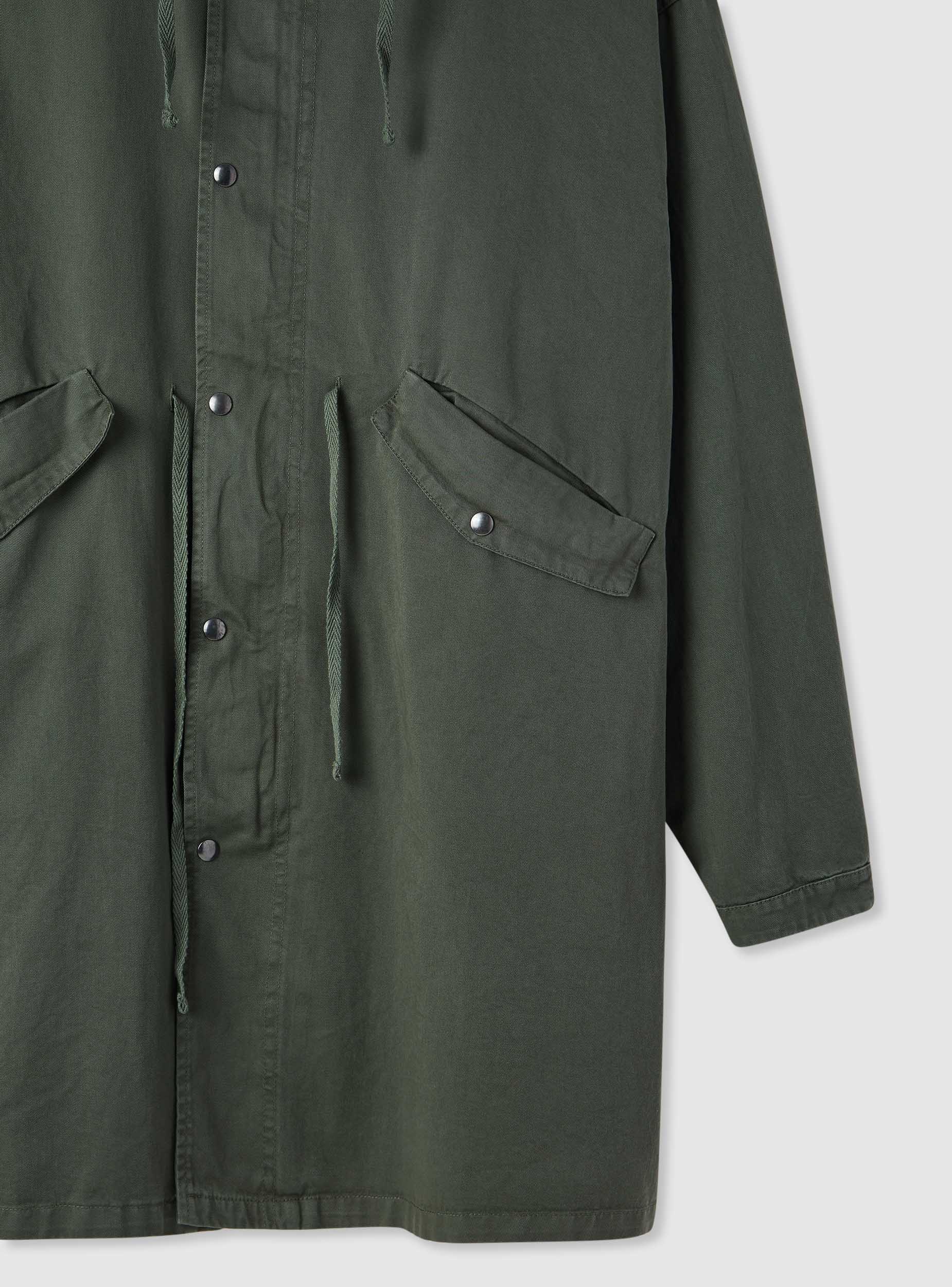 Parka over a tinta unita sfoderato - Image 6
