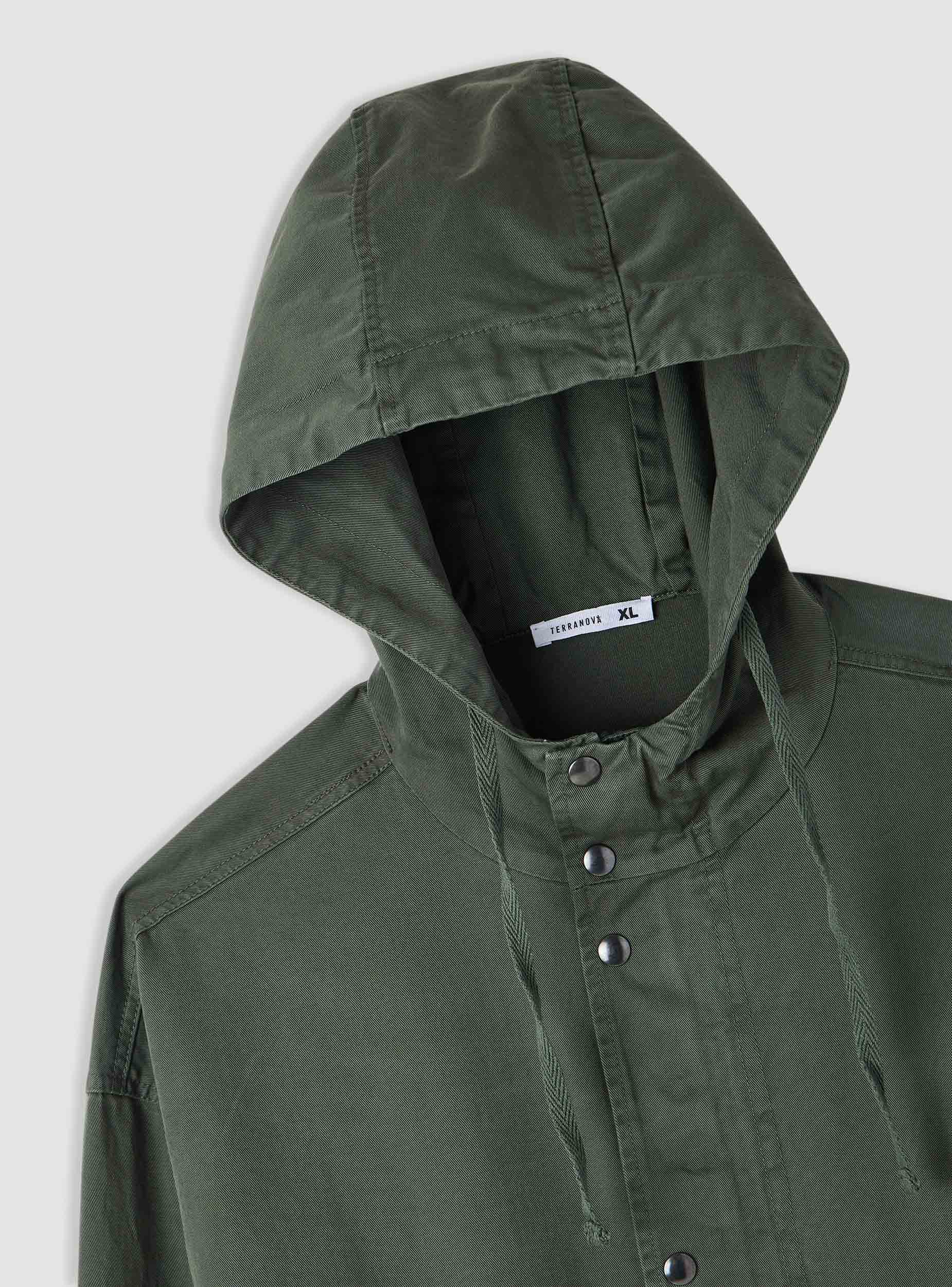Parka over a tinta unita sfoderato - Image 7