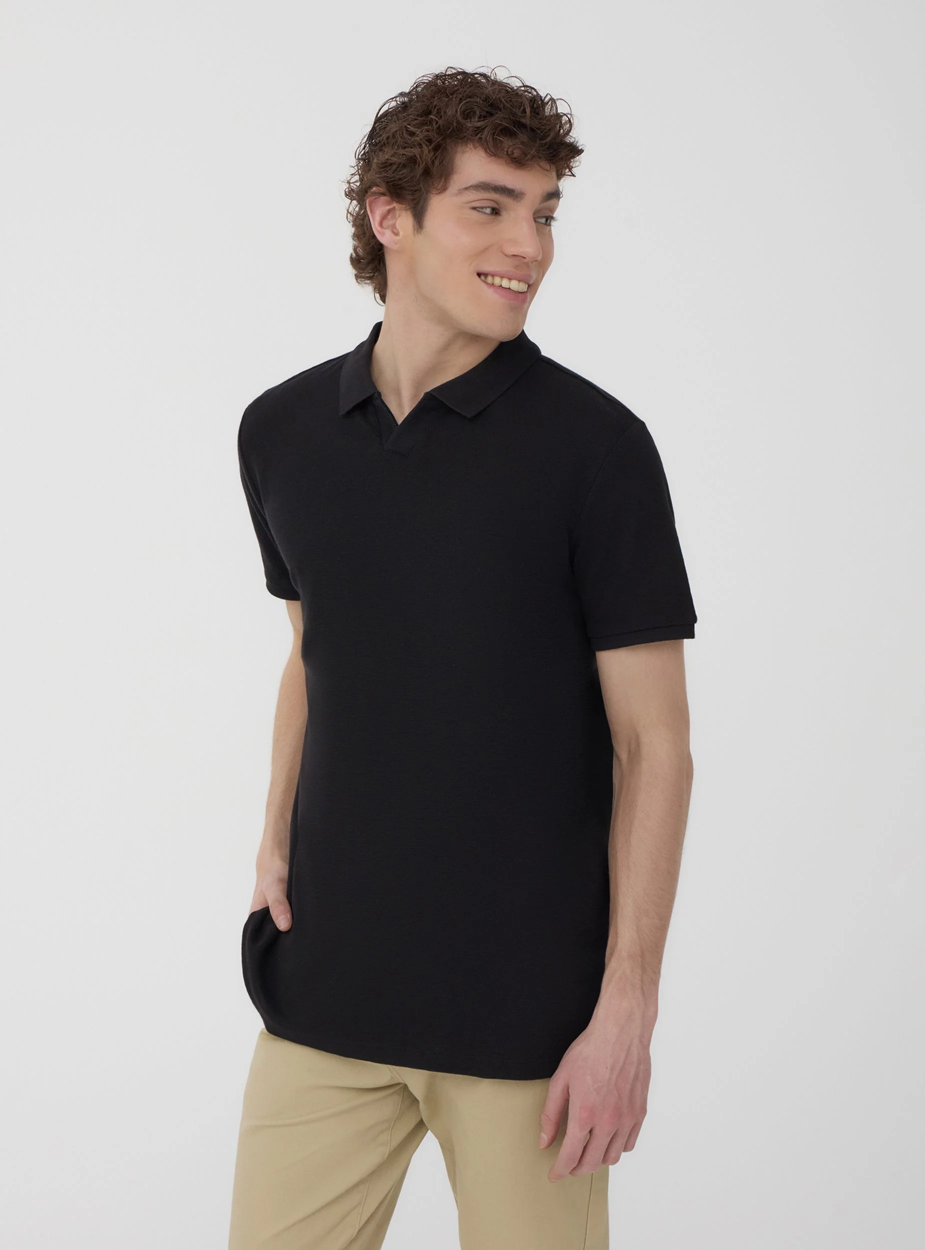 Polo basic tinta unita - Image 7