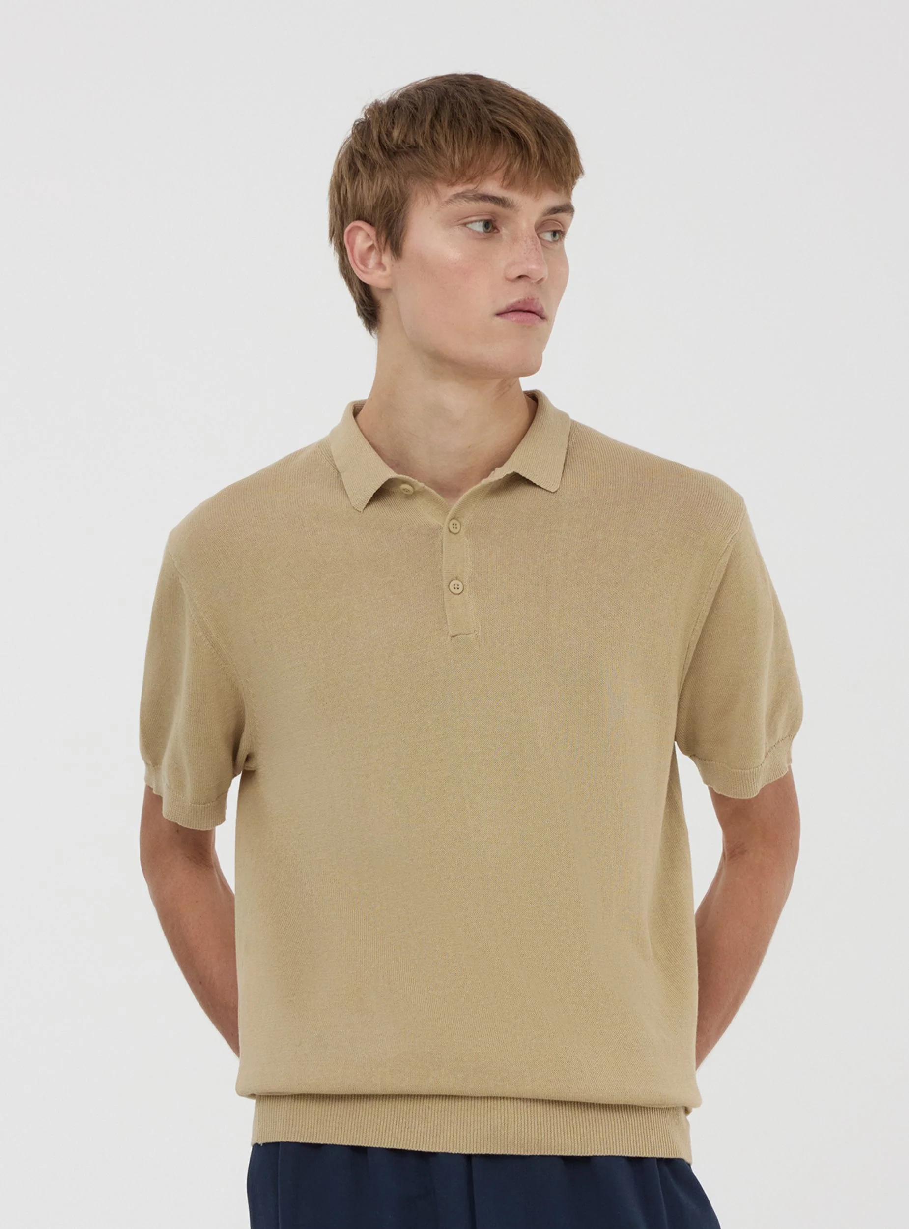 Polo in maglia tinta unita - Image 3