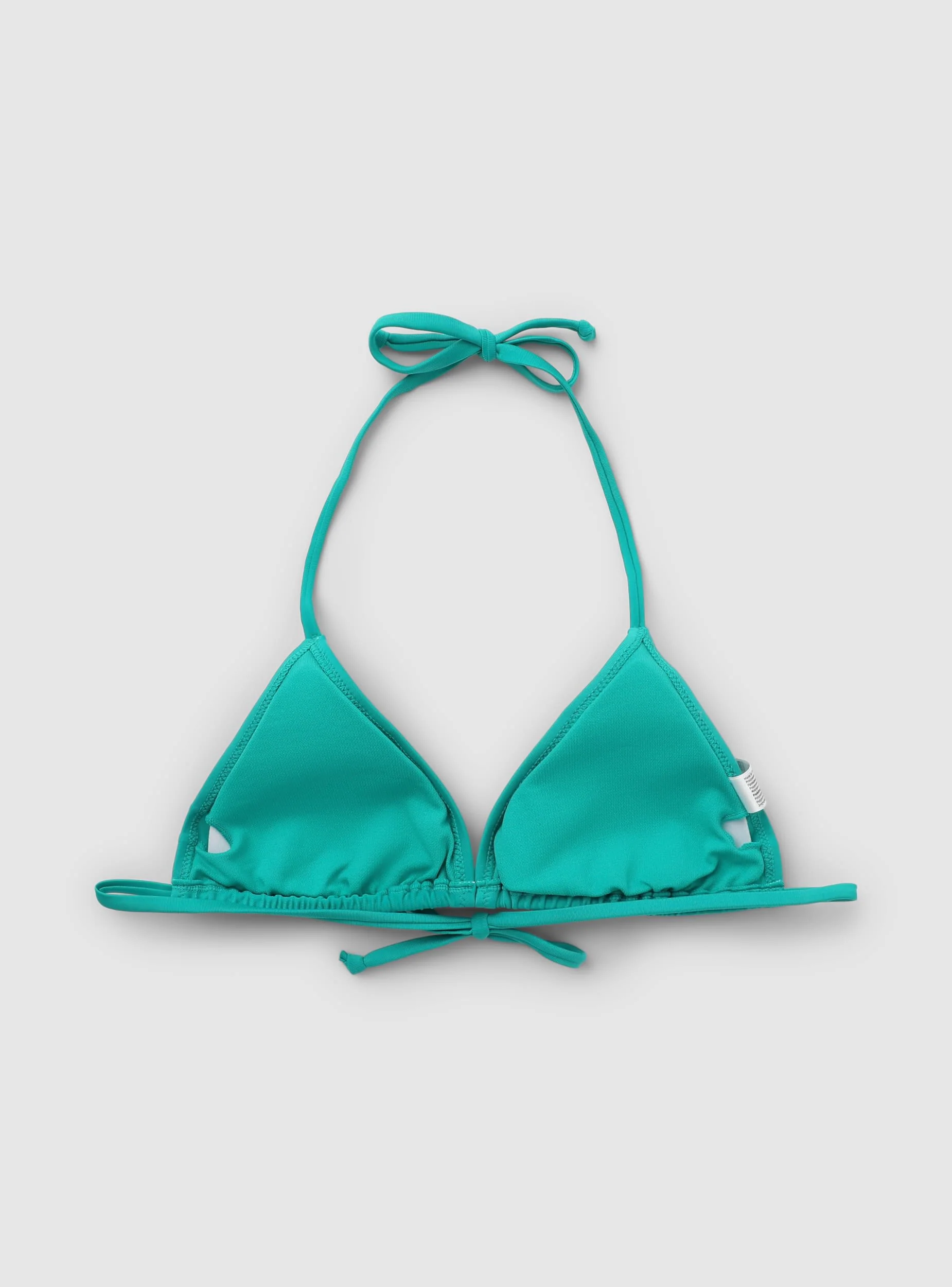 Reggiseno bikini a triangolo tinta unita - Image 2