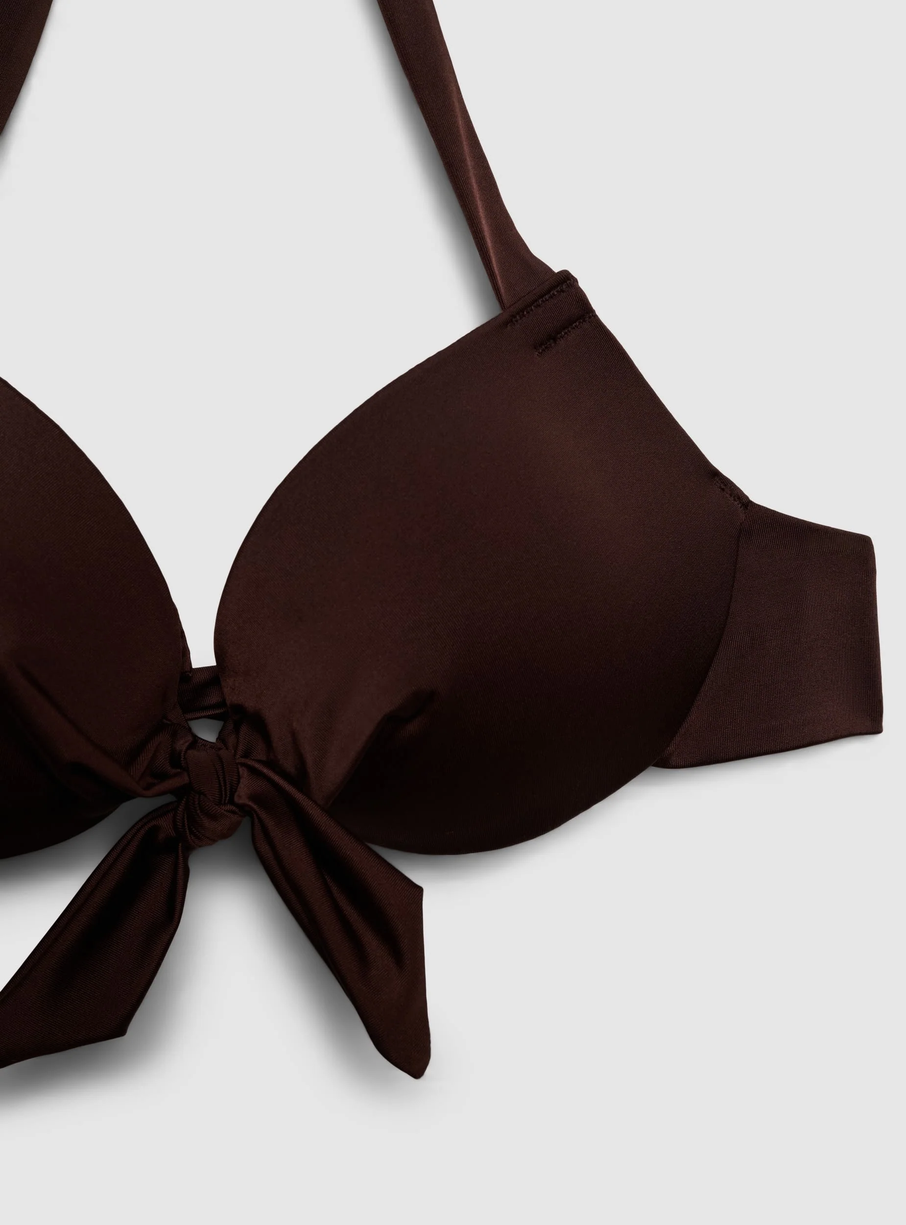 Reggiseno bikini push-up con fiocco - Image 3