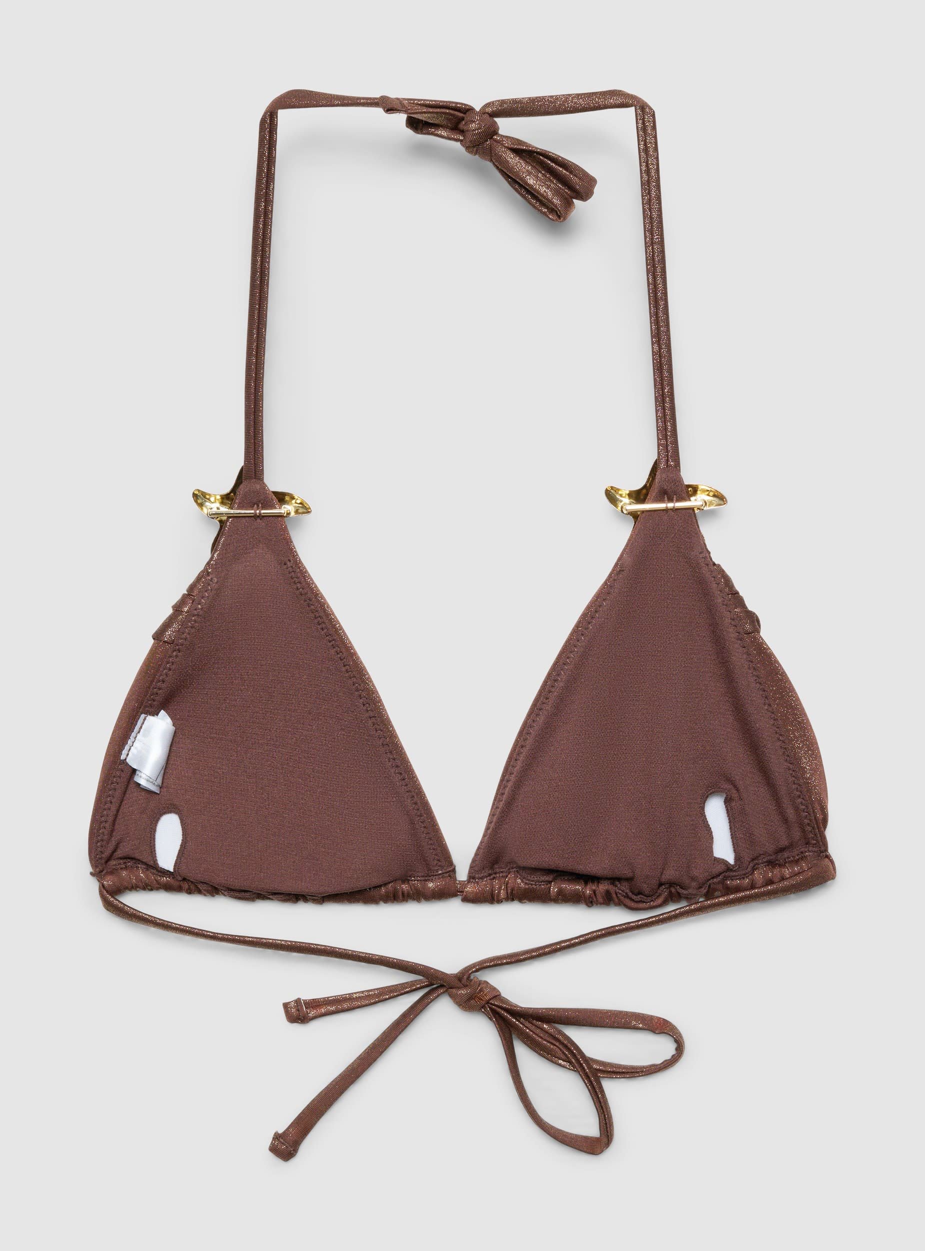 Reggiseno bikini triangolo con applicazioni a stella marina - Image 6