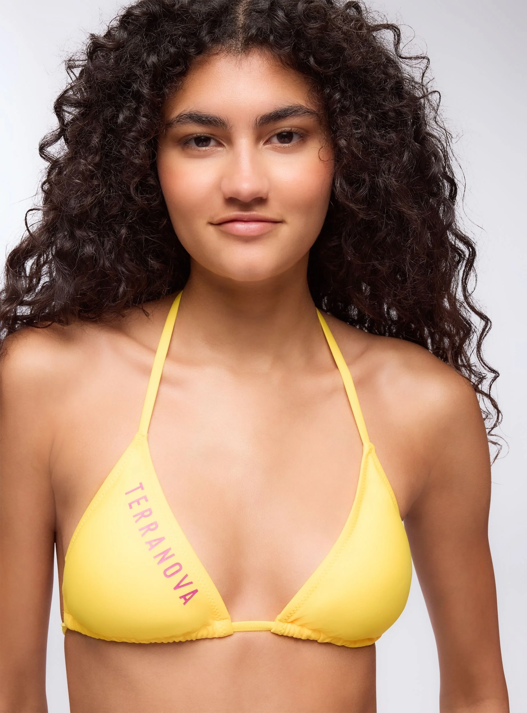 Reggiseno bikini triangolo con logo - Image 3