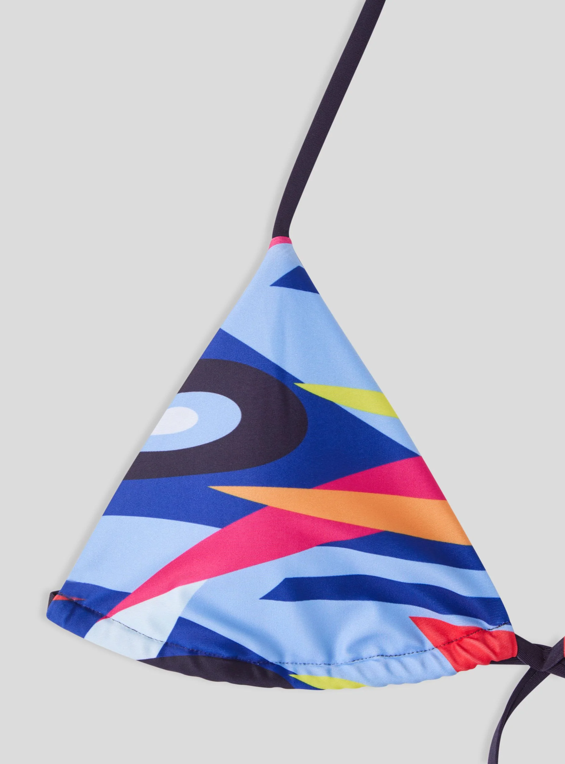 Reggiseno bikini triangolo con stampa MWC - Image 3