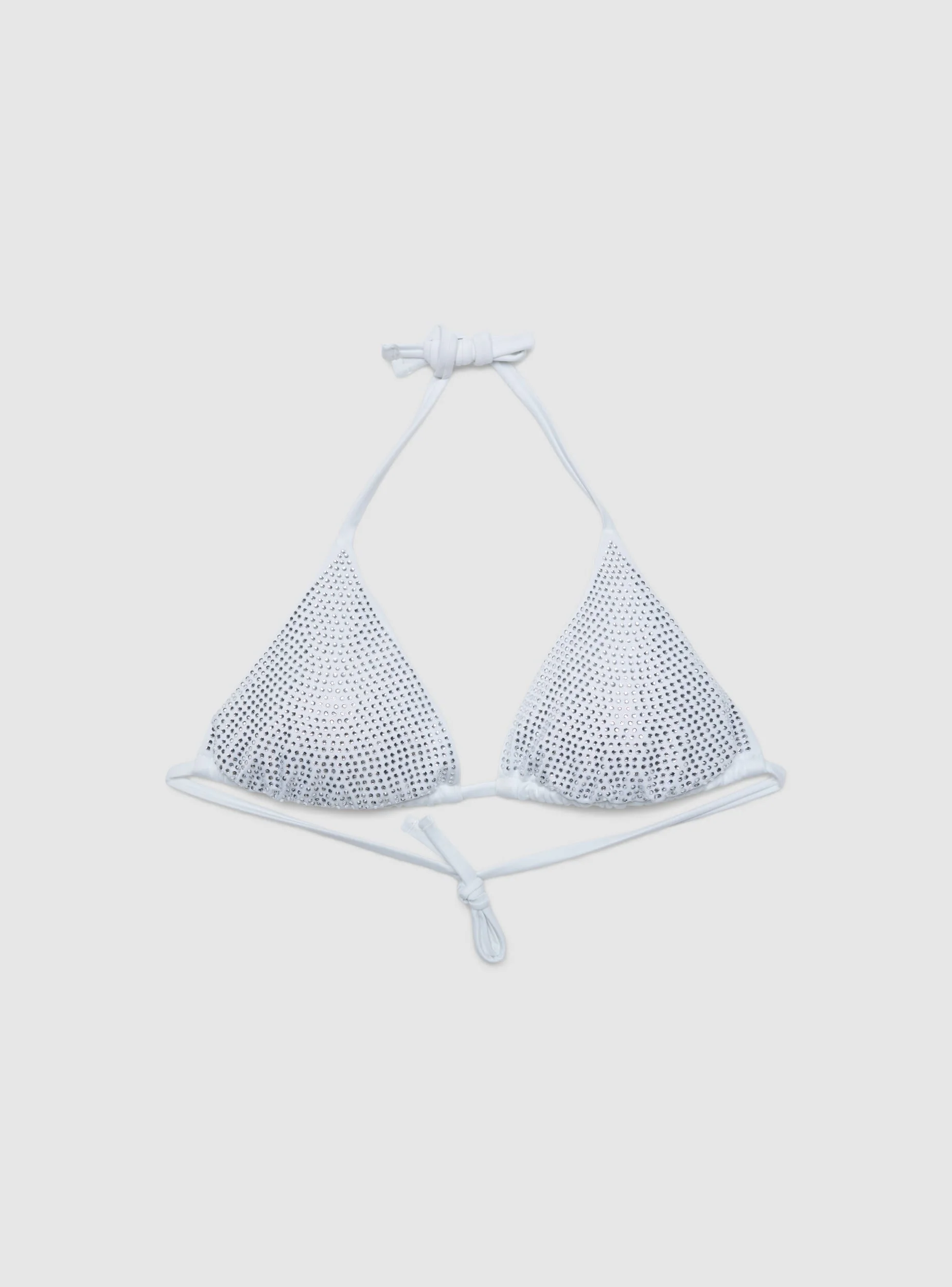 Reggiseno bikini triangolo con strass - Image 6