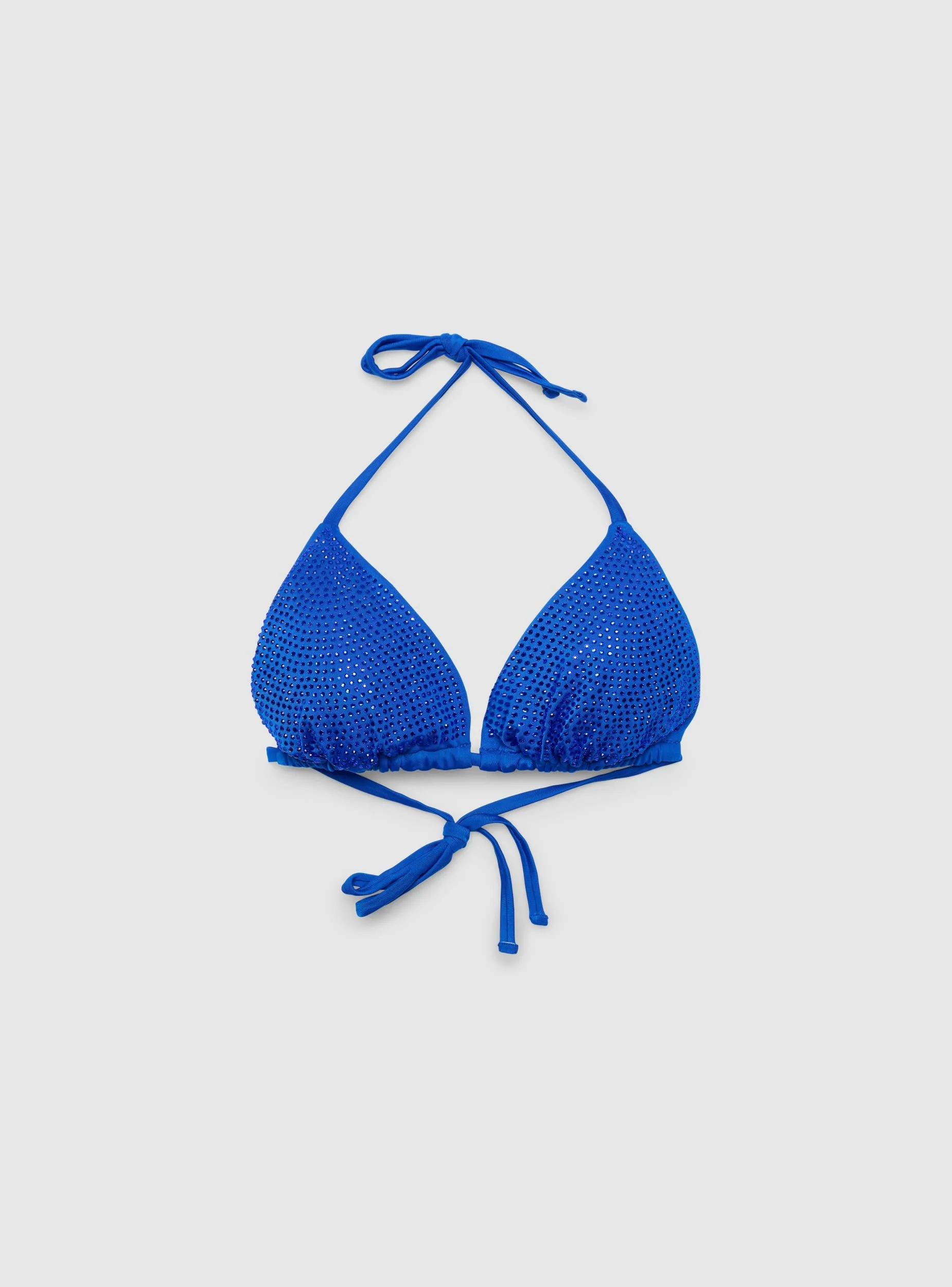 Reggiseno bikini triangolo con strass - Image 5