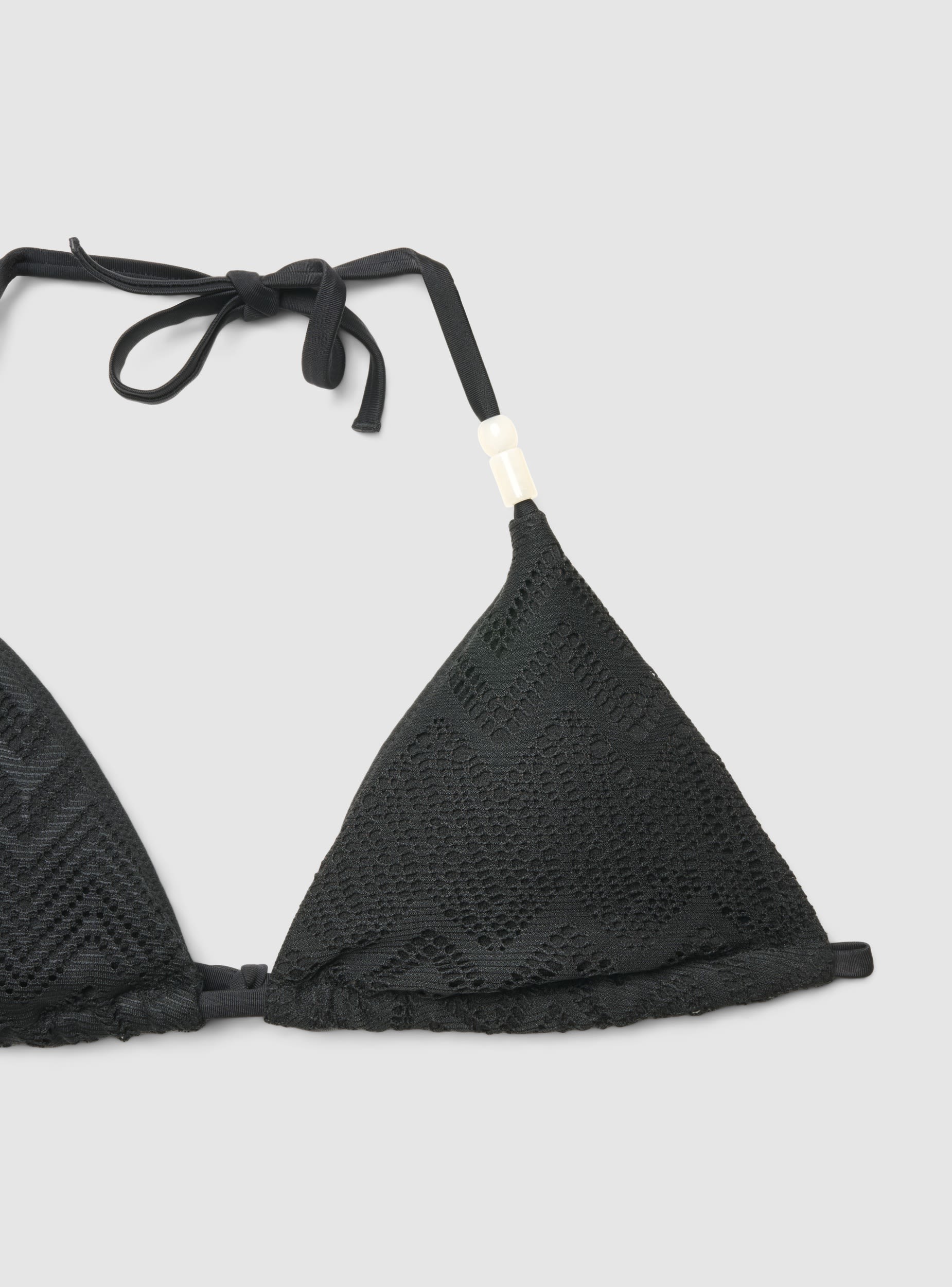 Reggiseno bikini triangolo in pizzo chevron - Image 7