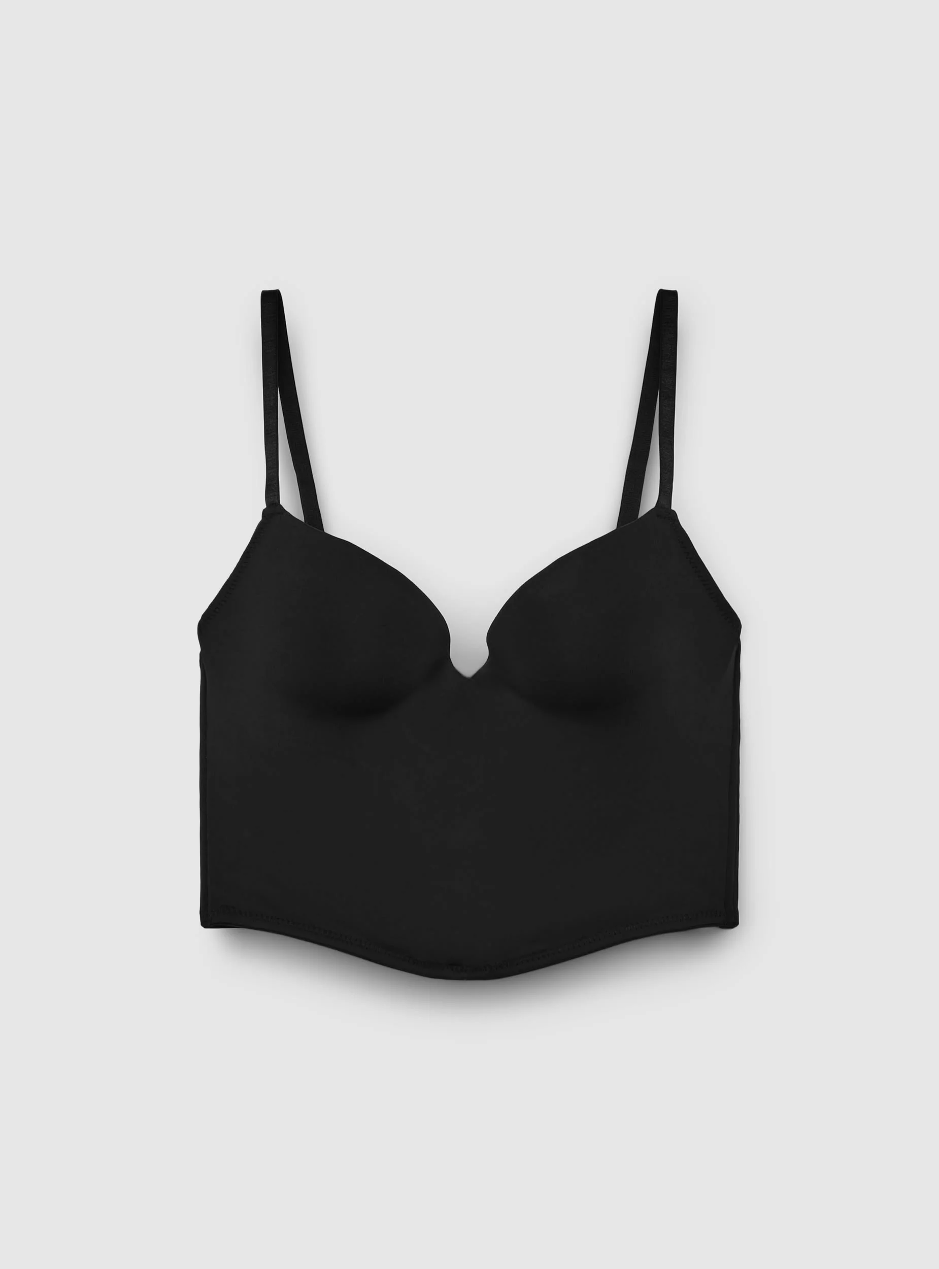 Reggiseno bustier tinta unita - Image 2