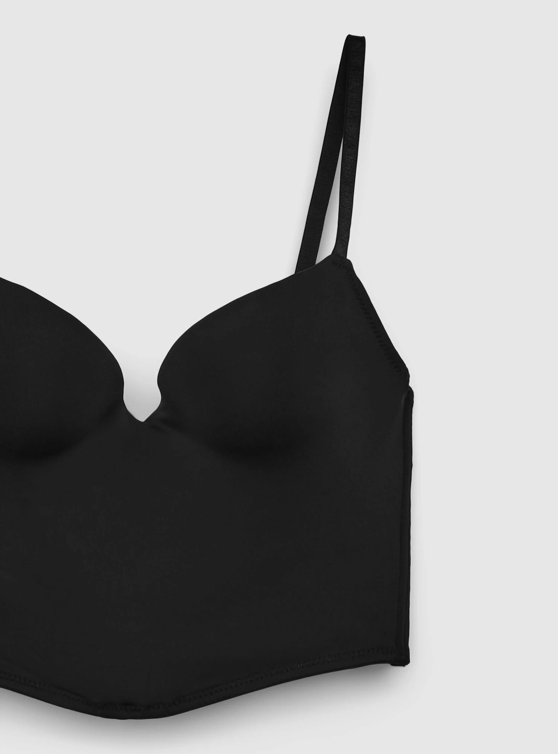 Reggiseno bustier tinta unita - Image 3