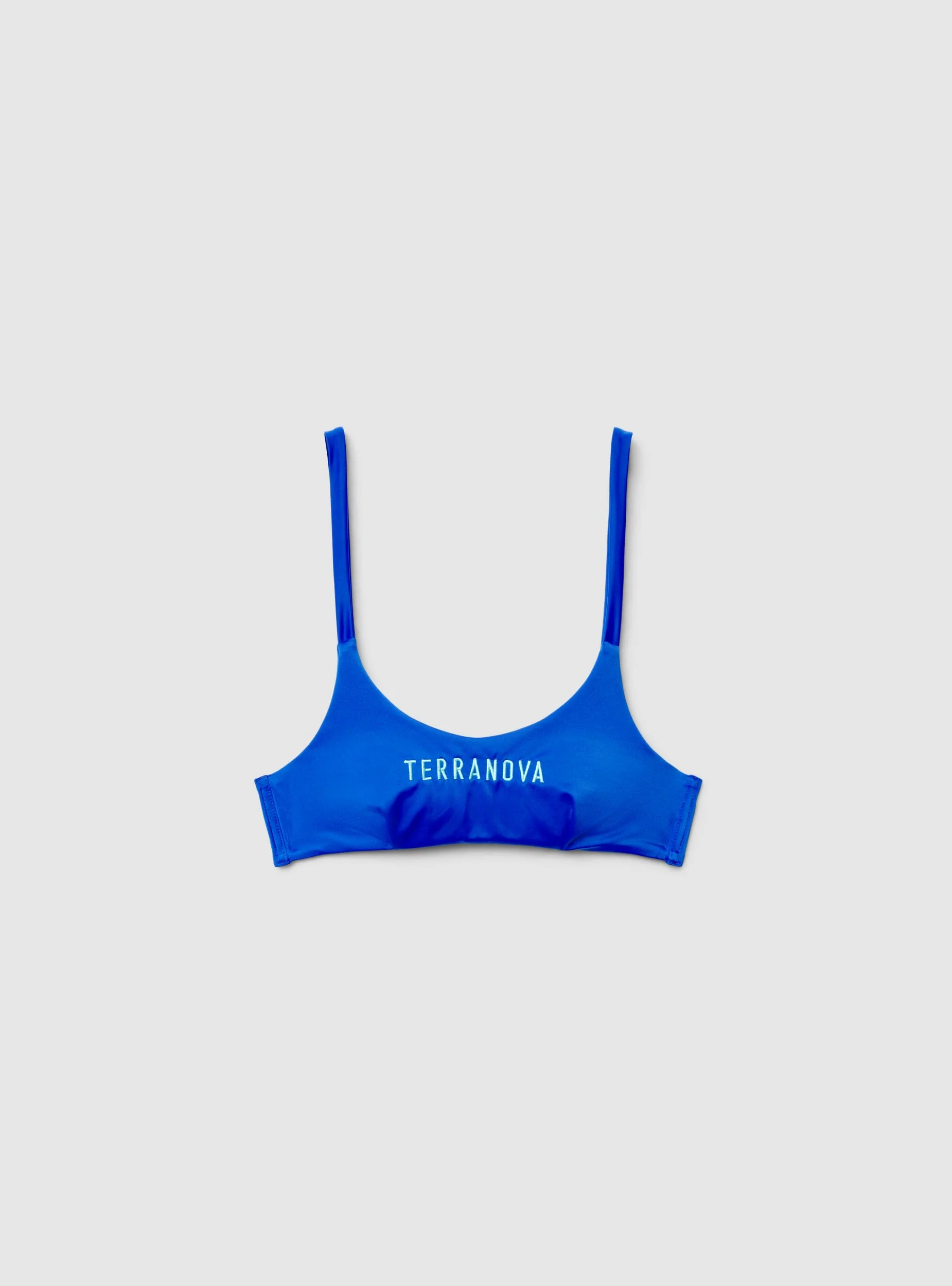 Reggiseno top bikini con scritta e laccetti - Image 5