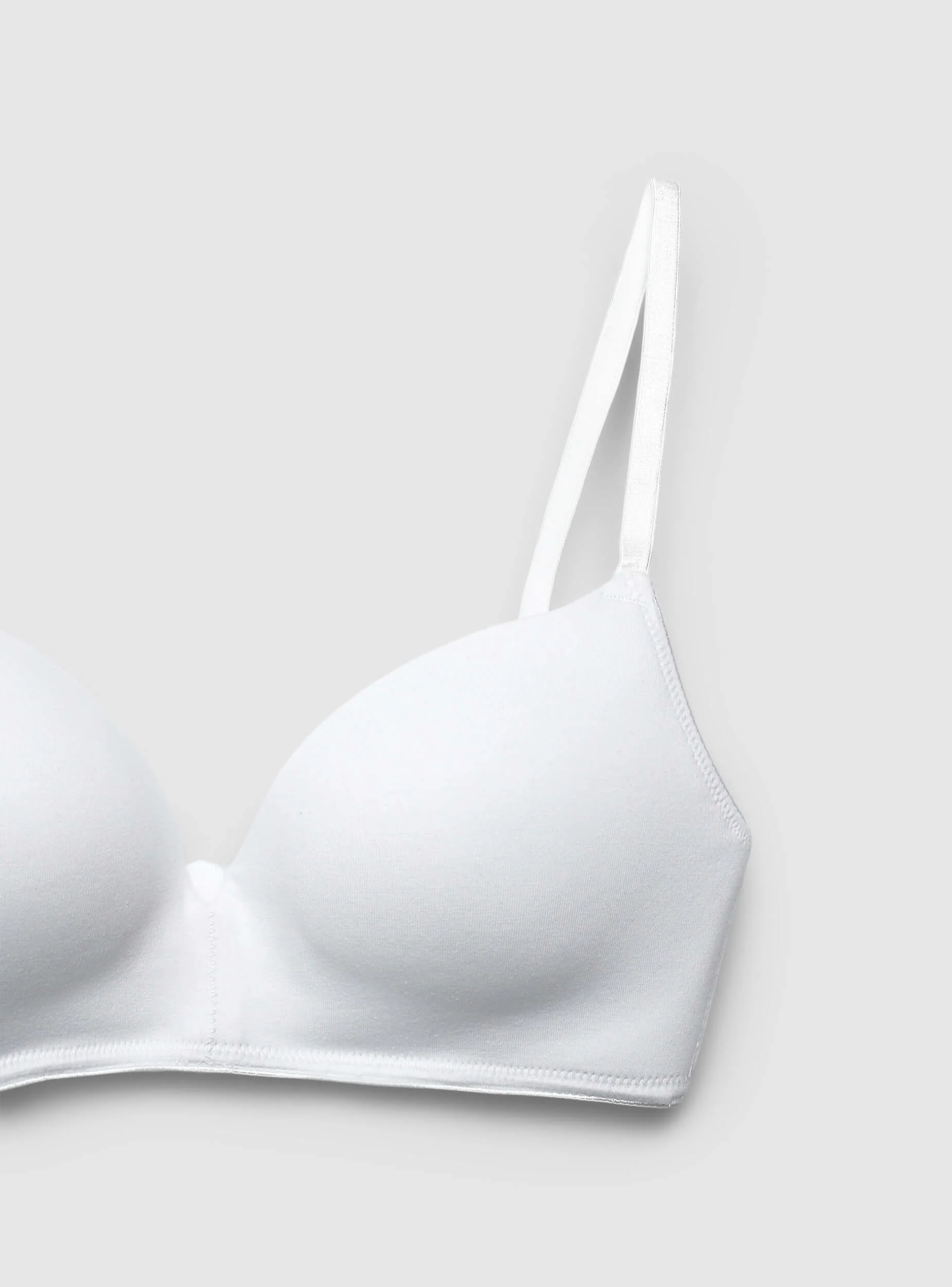 Reggiseno triangolo con spalline sottili e coppe preformate - Image 6