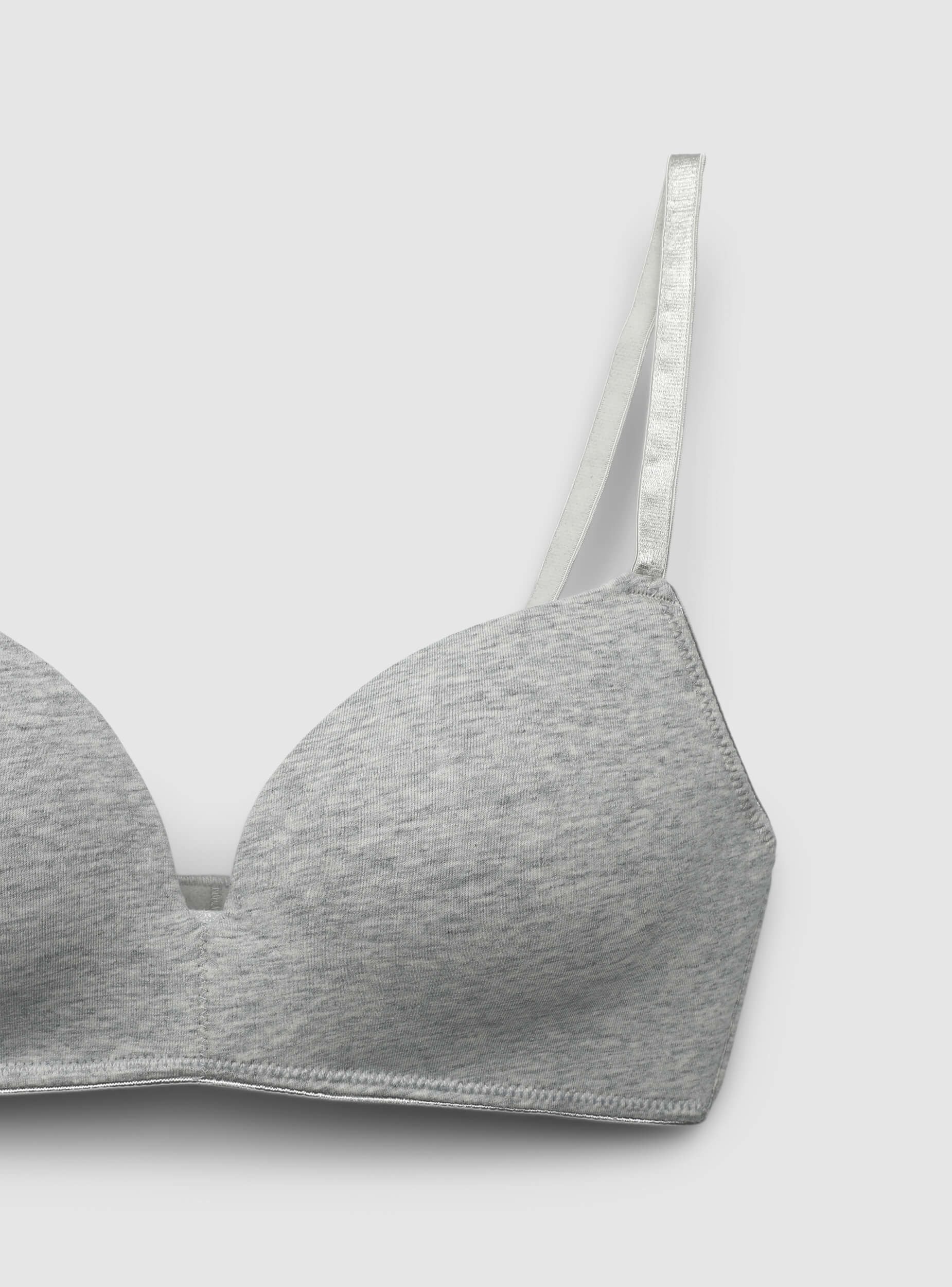 Reggiseno triangolo con spalline sottili e coppe preformate - Image 5