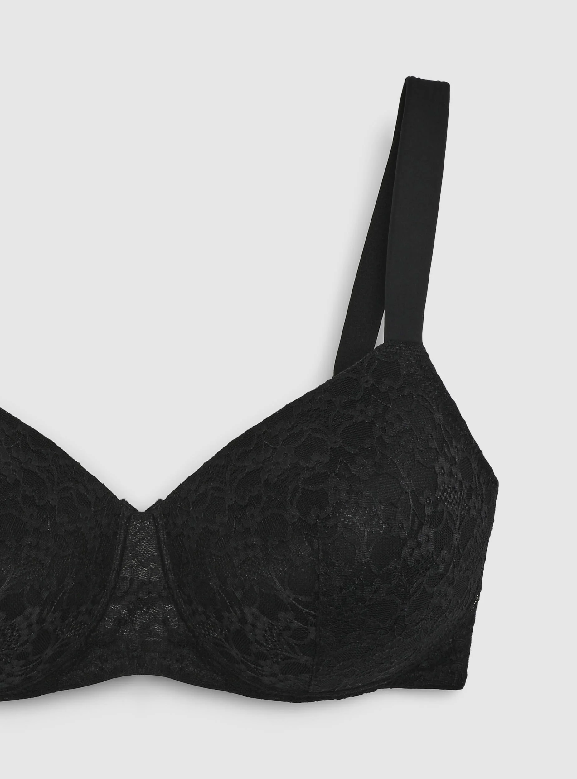 Reggiseno triangolo in pizzo con sostegno