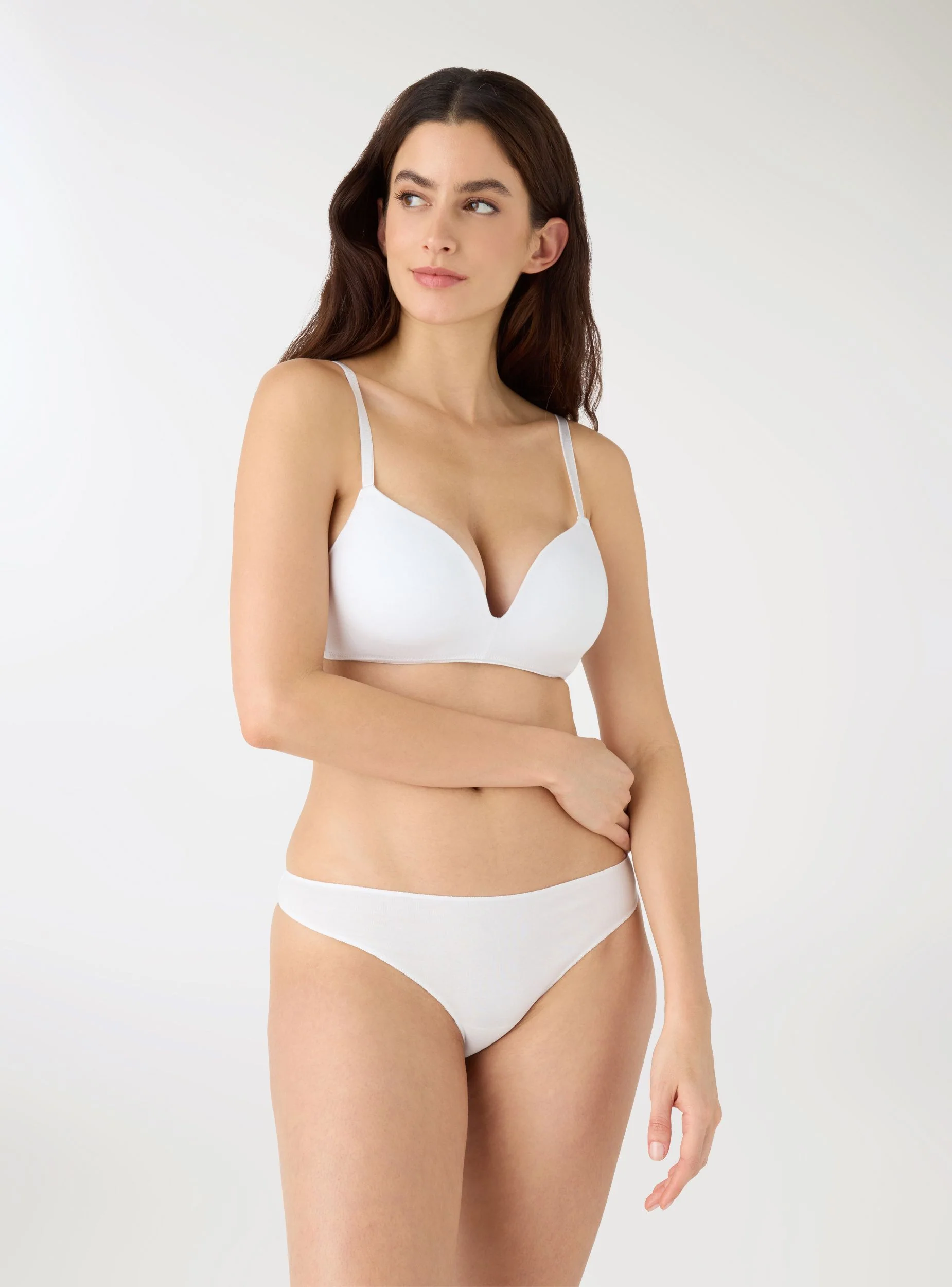 Reggiseno triangolo preformato tinta unita