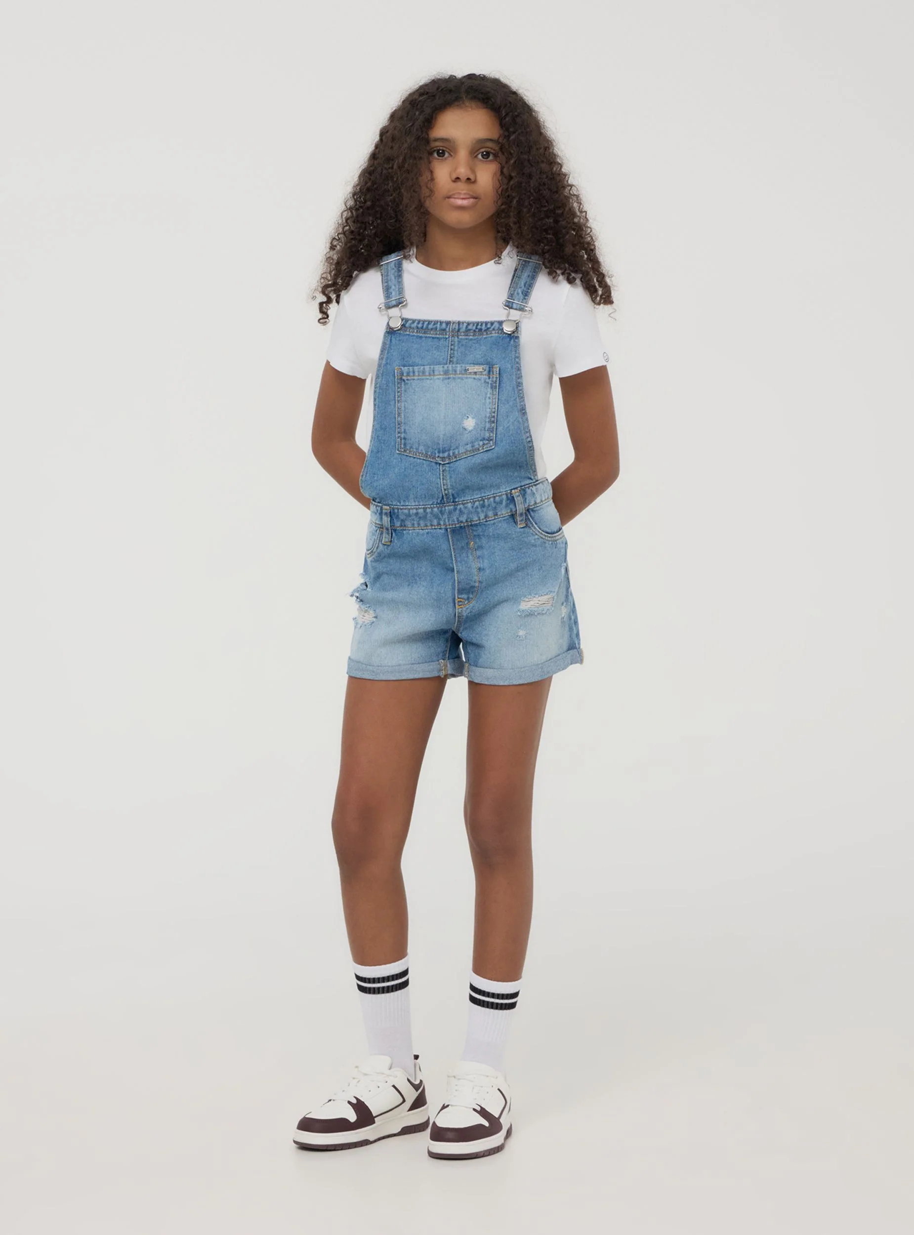 Salopette in denim - Image 4