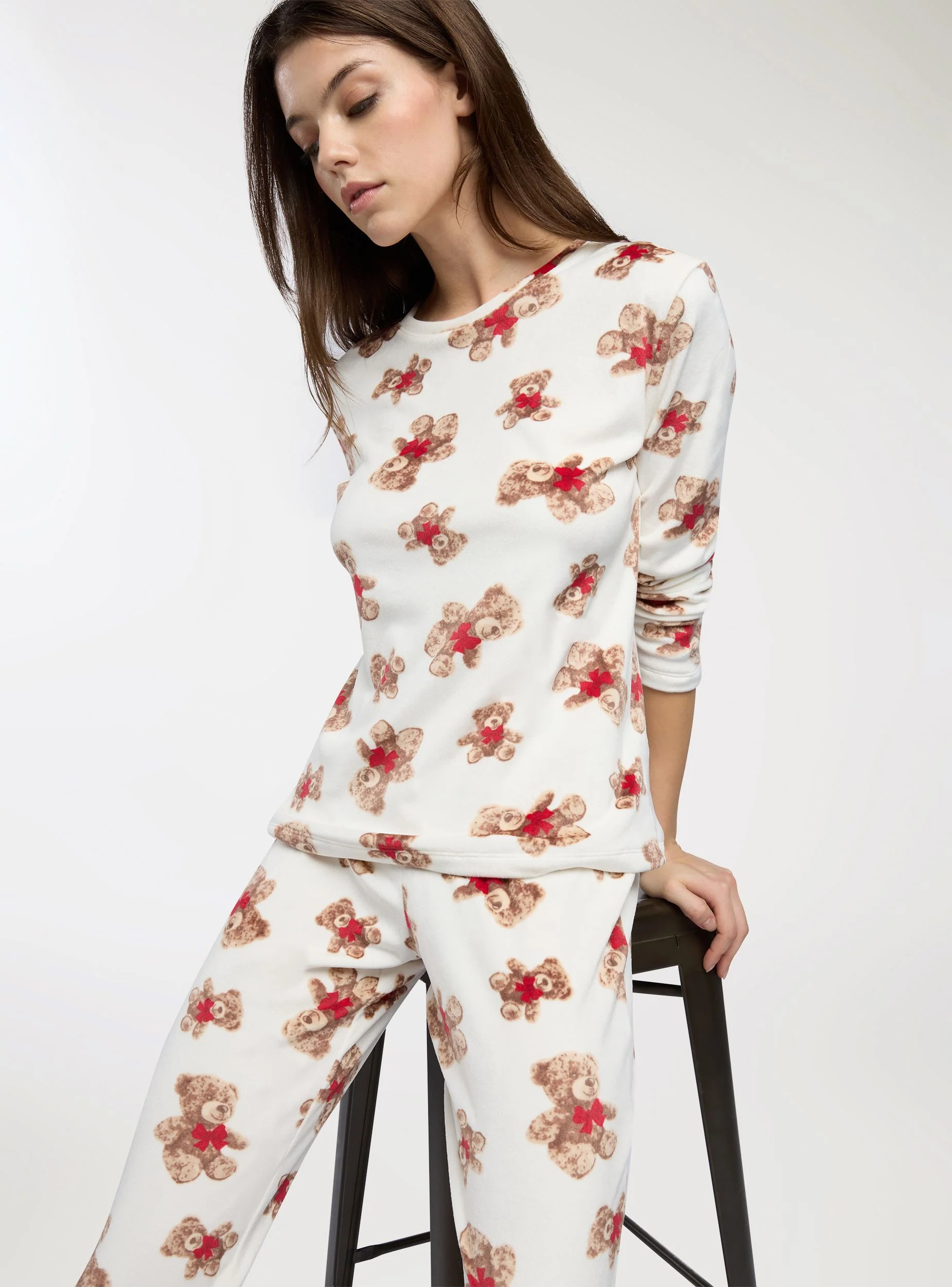 Set pigiama con stampe orsetti