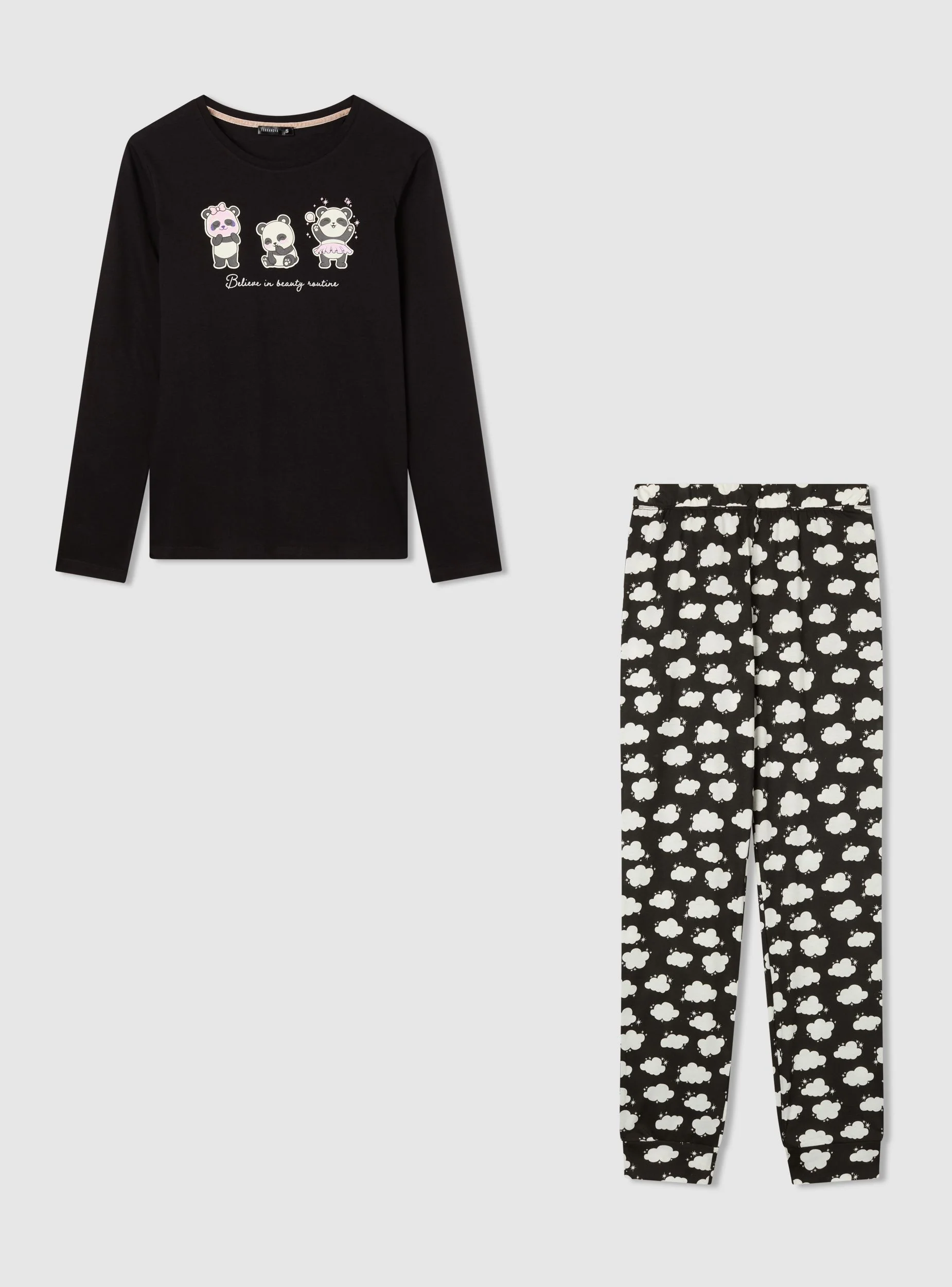 Set pigiama con stampe panda - Image 5