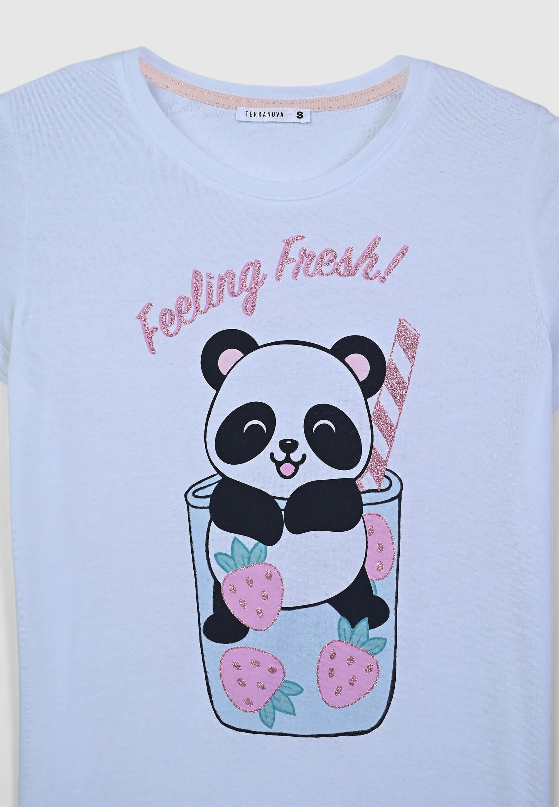 Set pigiama t-shirt e shorts con animaletto - Image 5