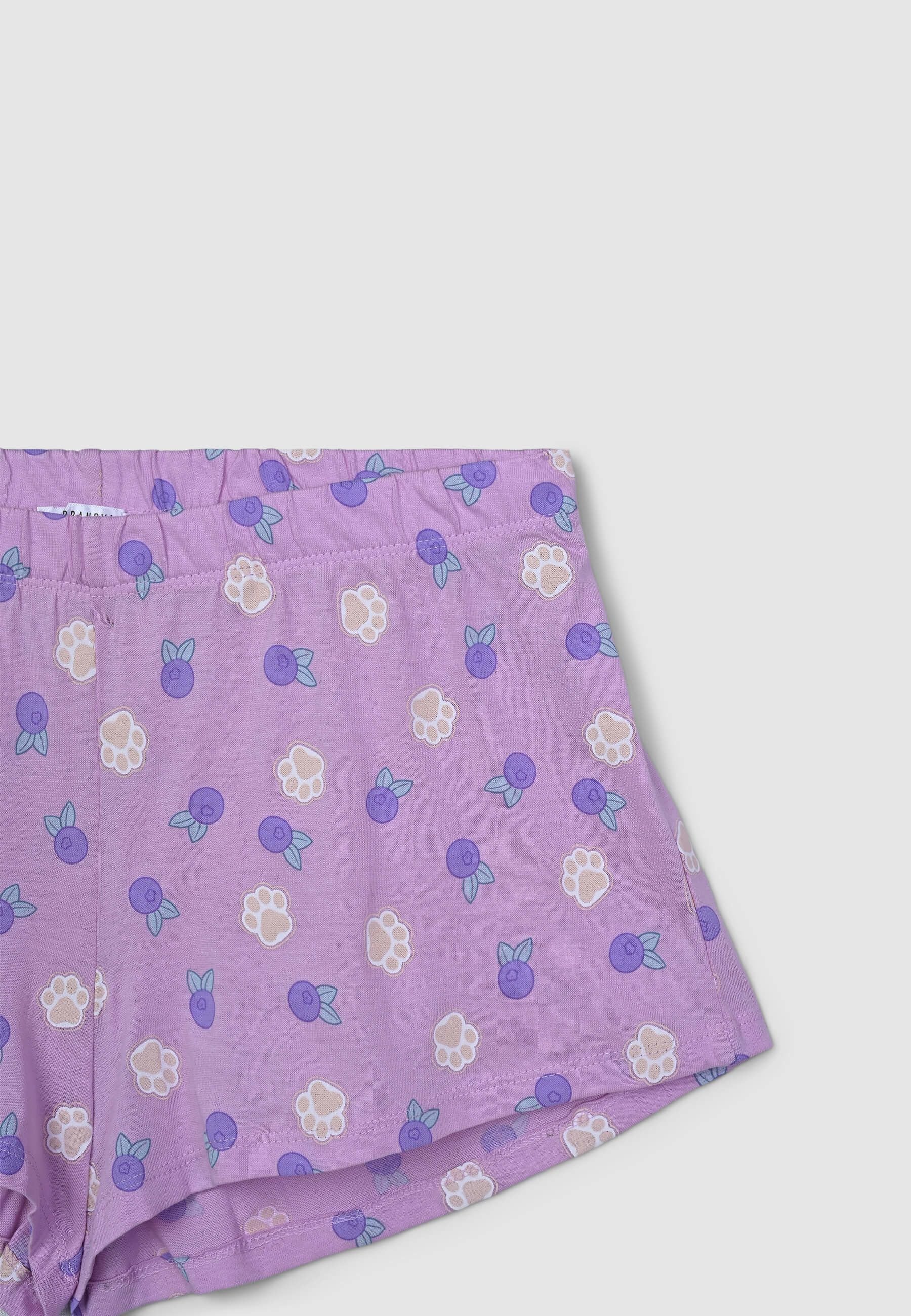 Set pigiama t-shirt e shorts con animaletto - Image 4