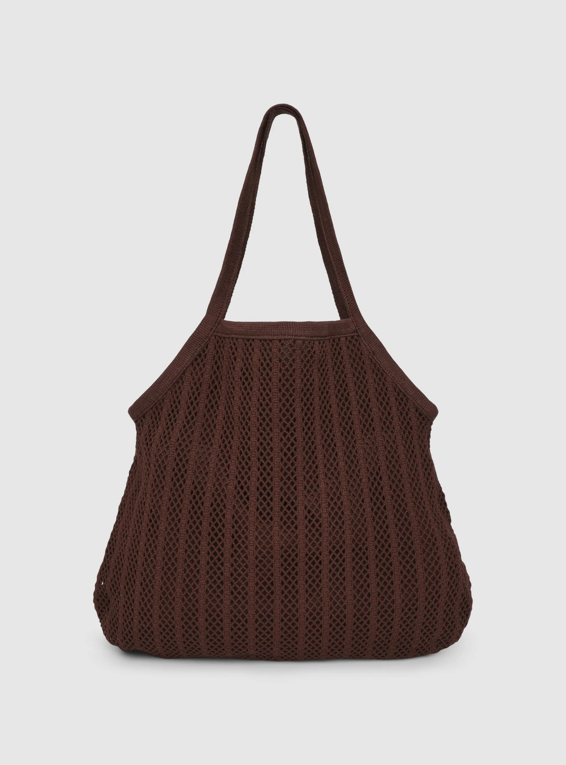 Shopper in maglia traforata - Image 4