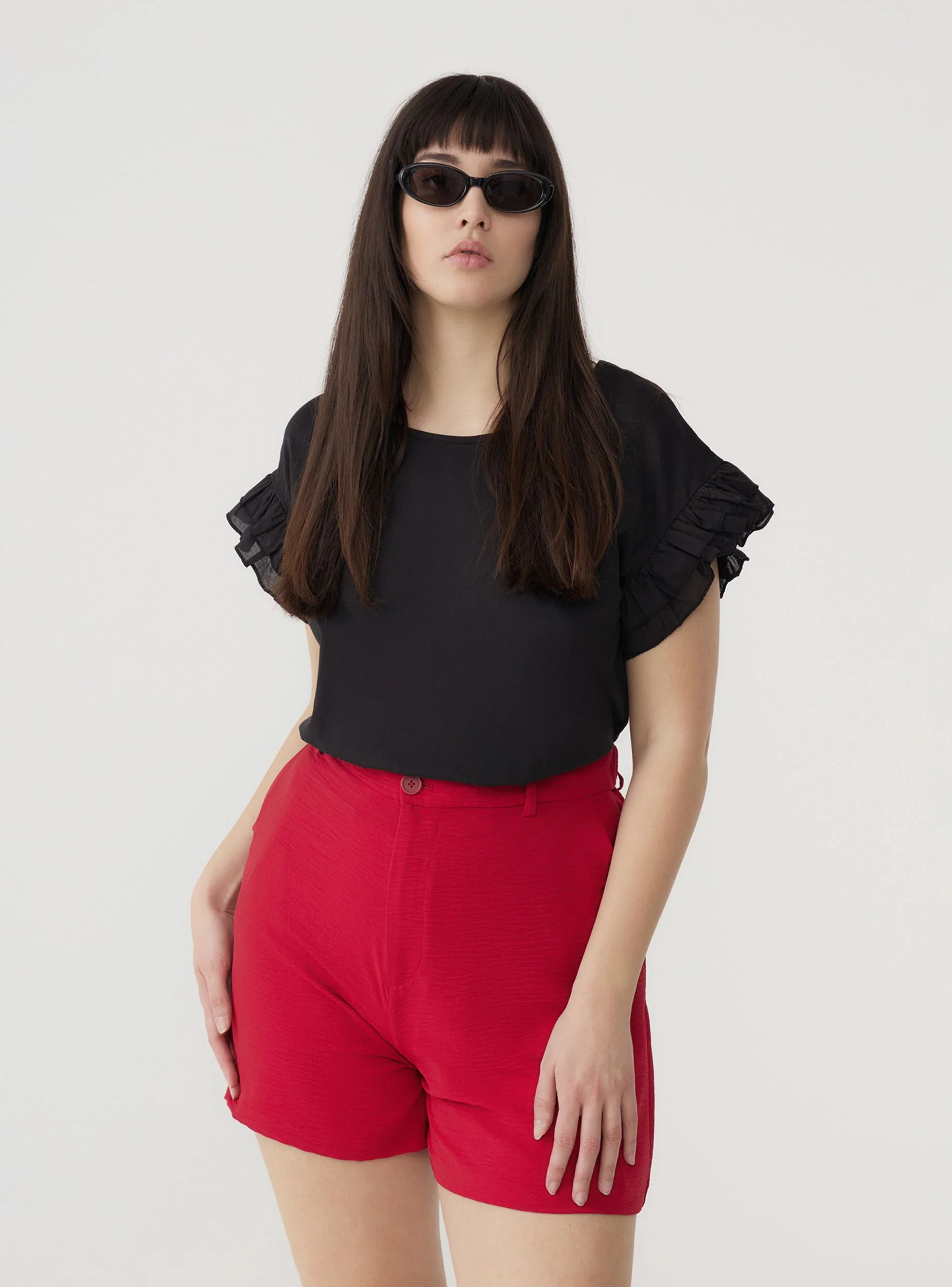 Shorts basic tinta unita - Image 3