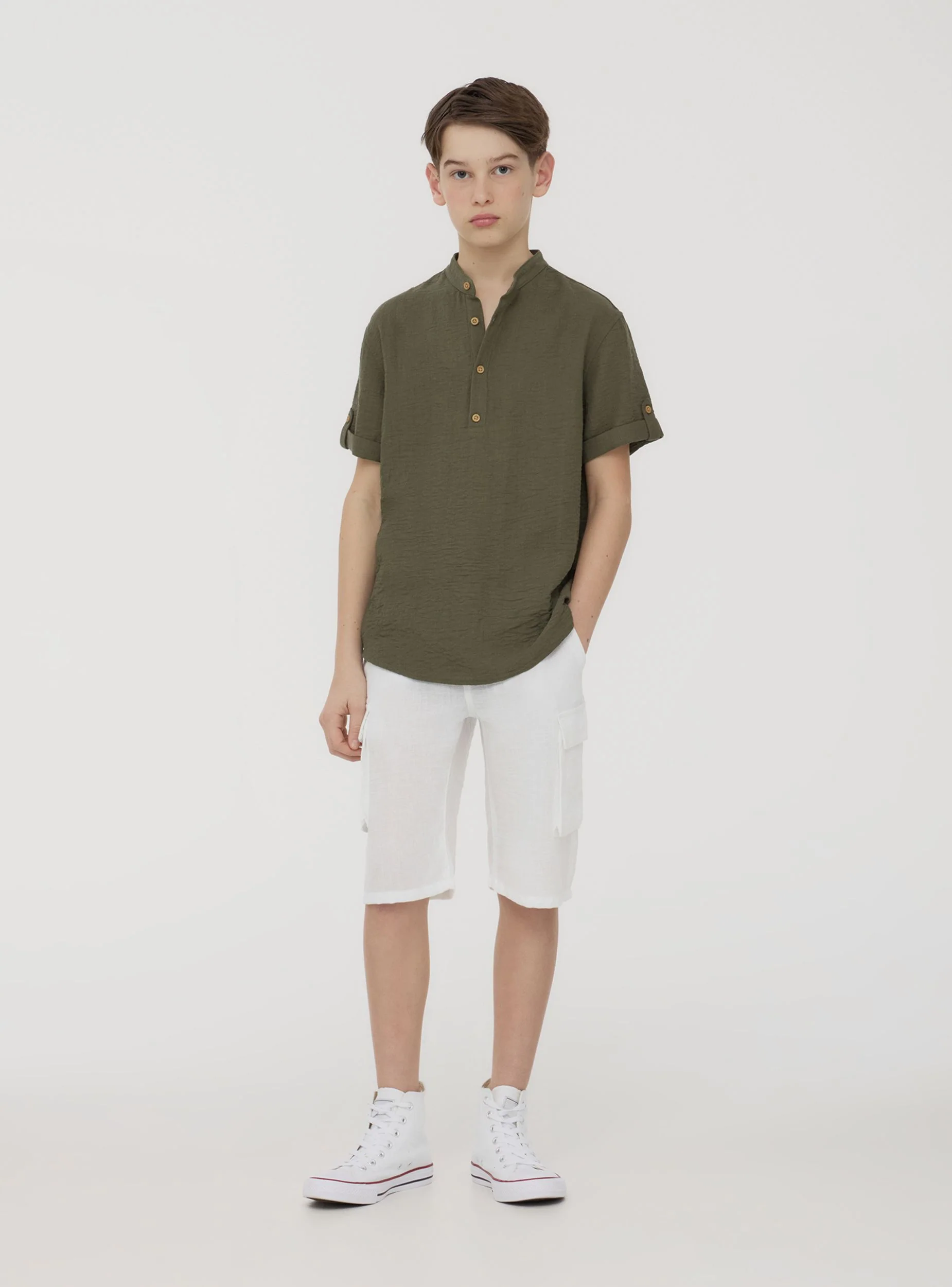 Shorts cargo con tasche - Image 3
