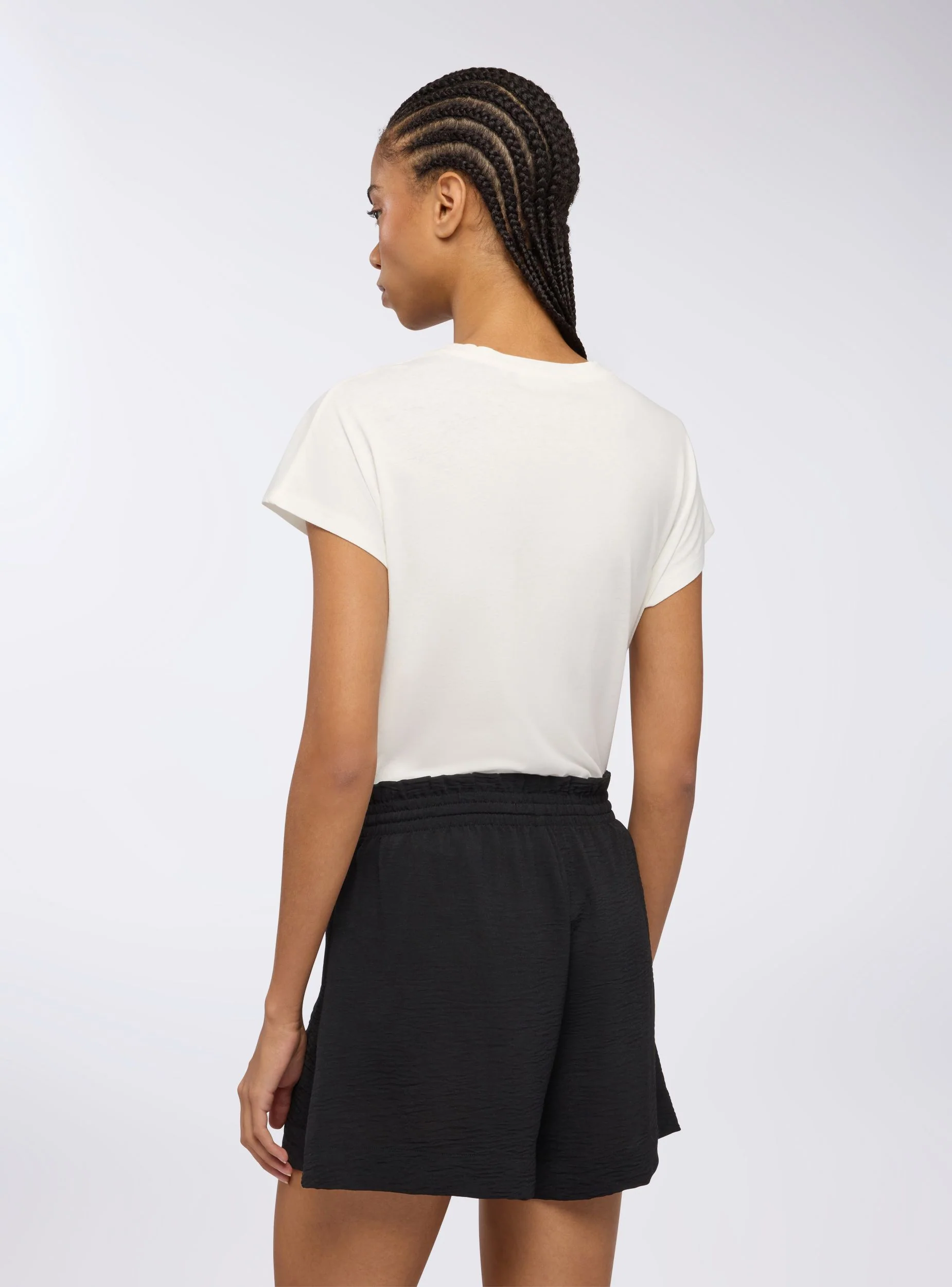 Shorts con coulisse tinta unita - Image 4