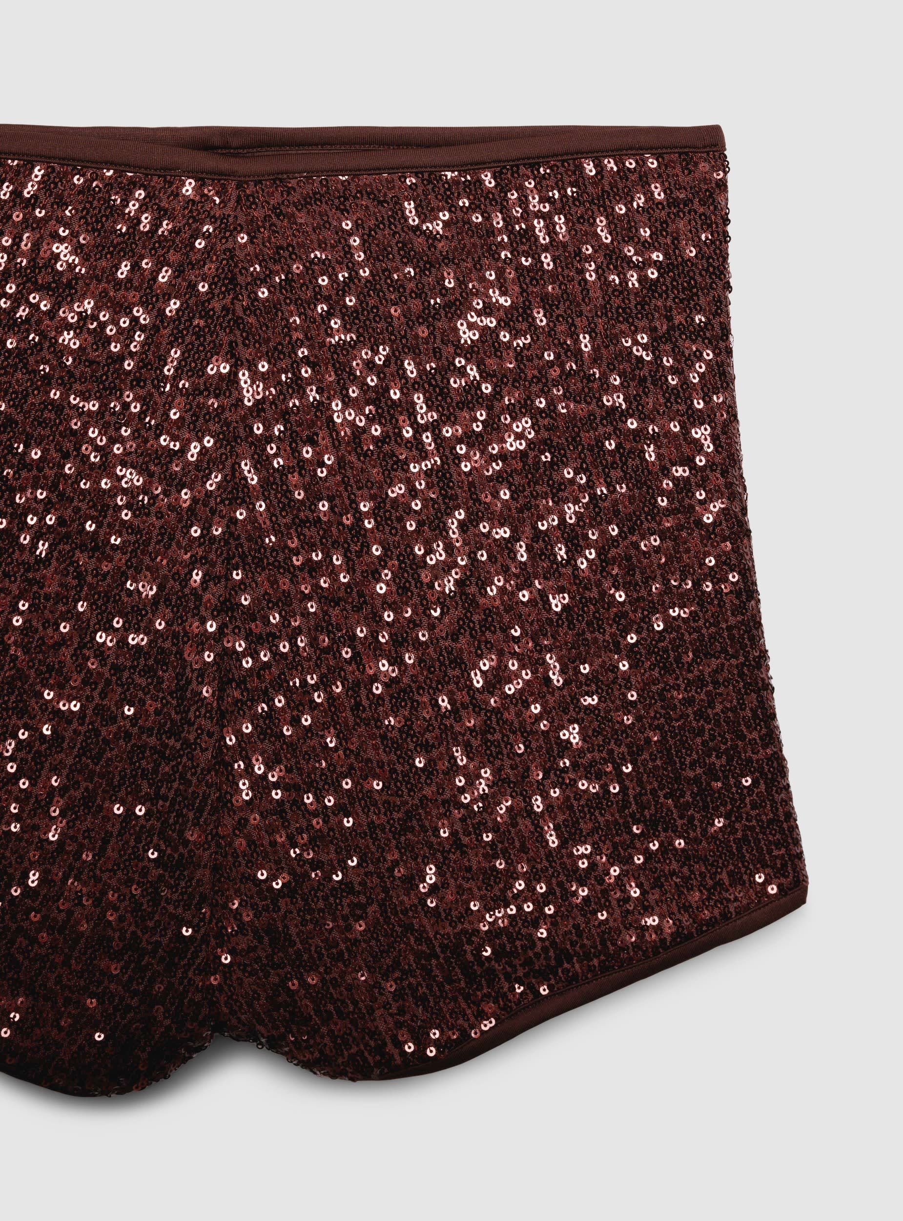 Shorts con paillettes all over - Image 6
