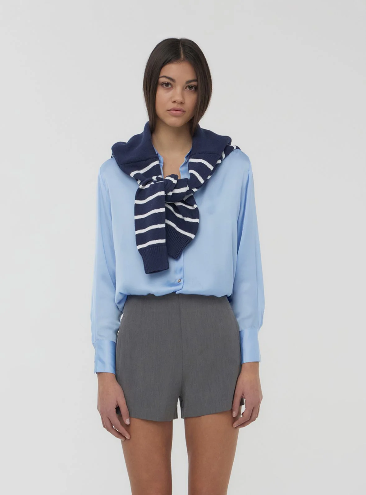 Shorts elasticizzati melange - Image 7