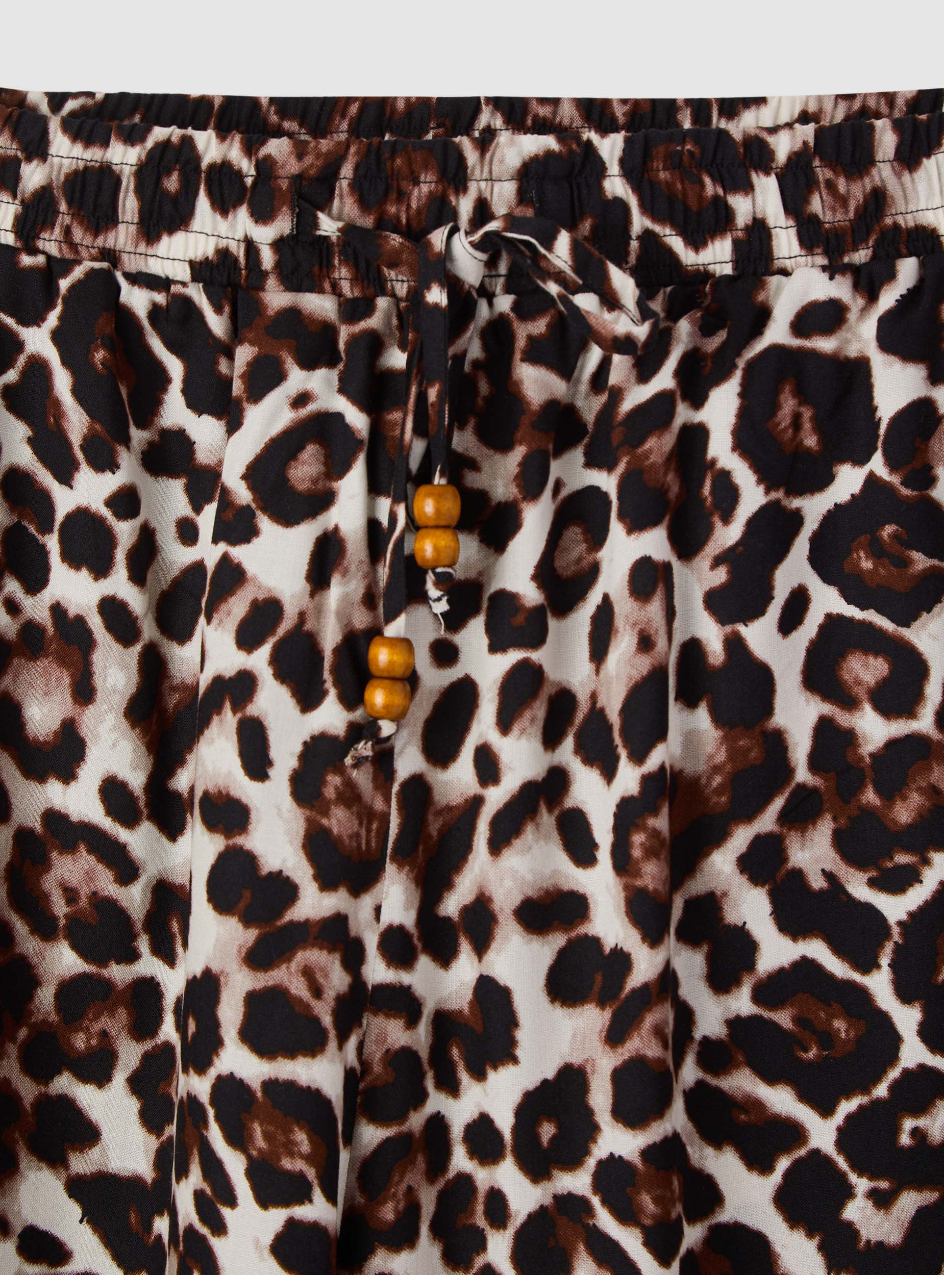 Shorts fantasia animalier con coulisse - Image 5