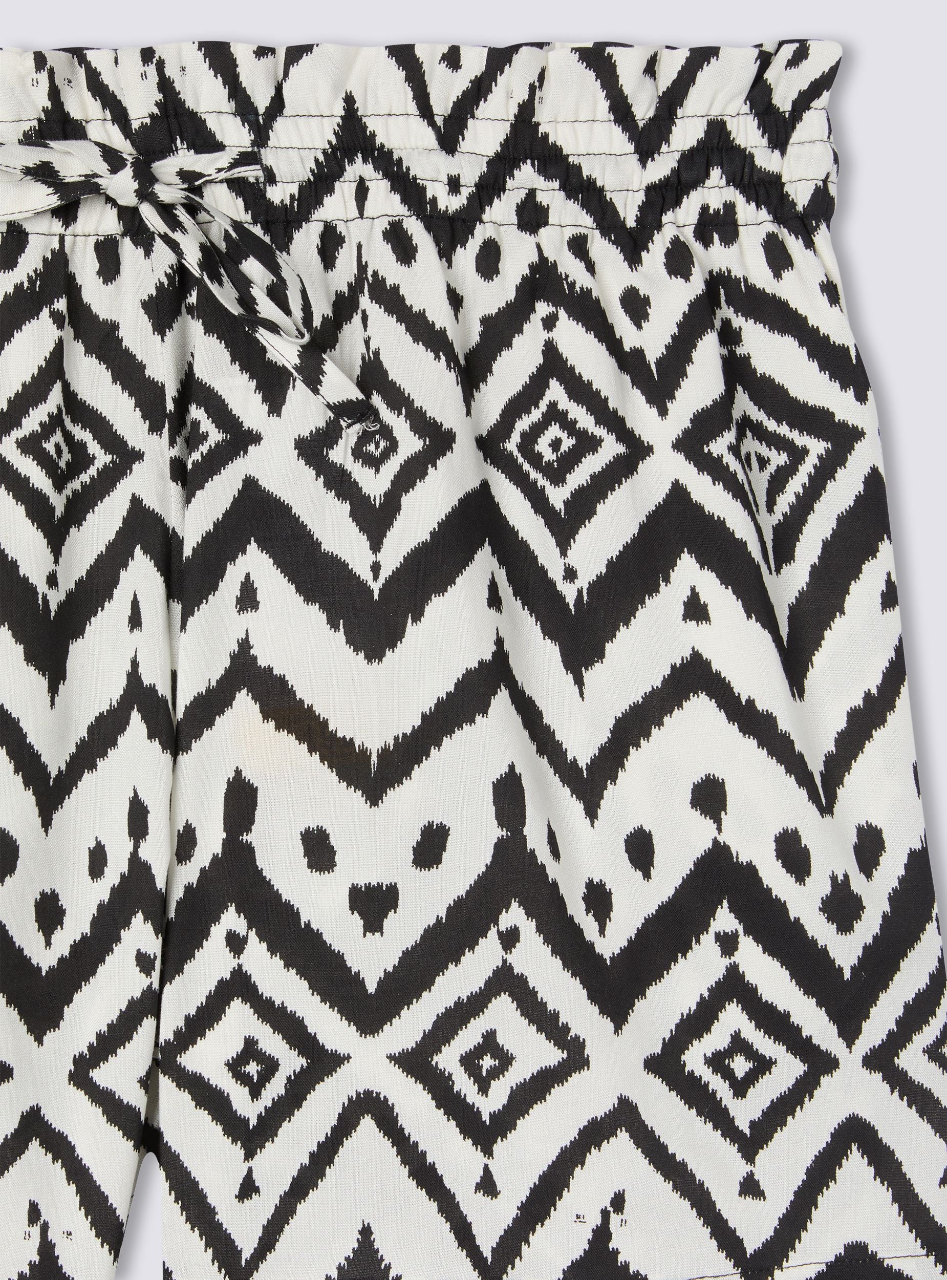 Shorts fantasia etnica con coulisse - Image 6