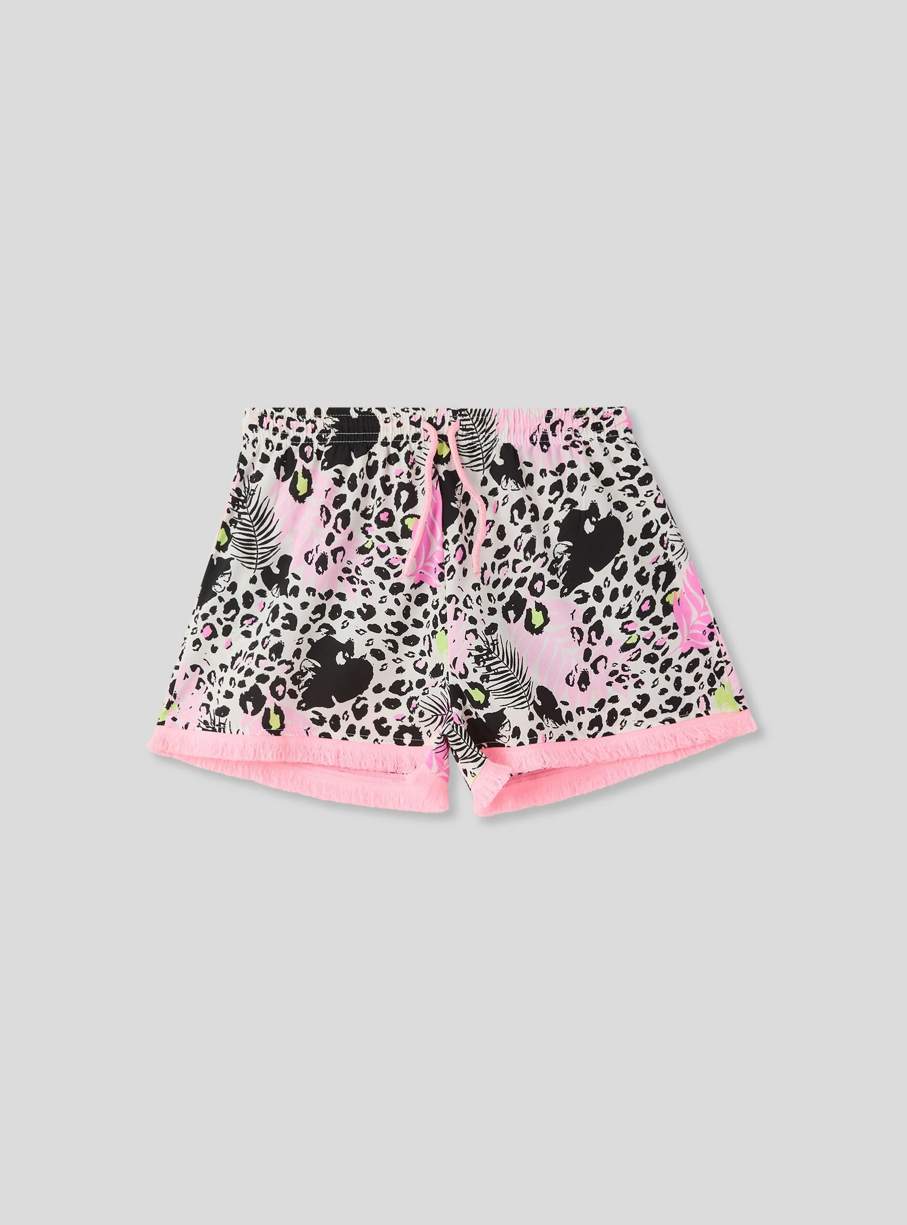 Shorts fantasia maculati con coulisse - Image 6