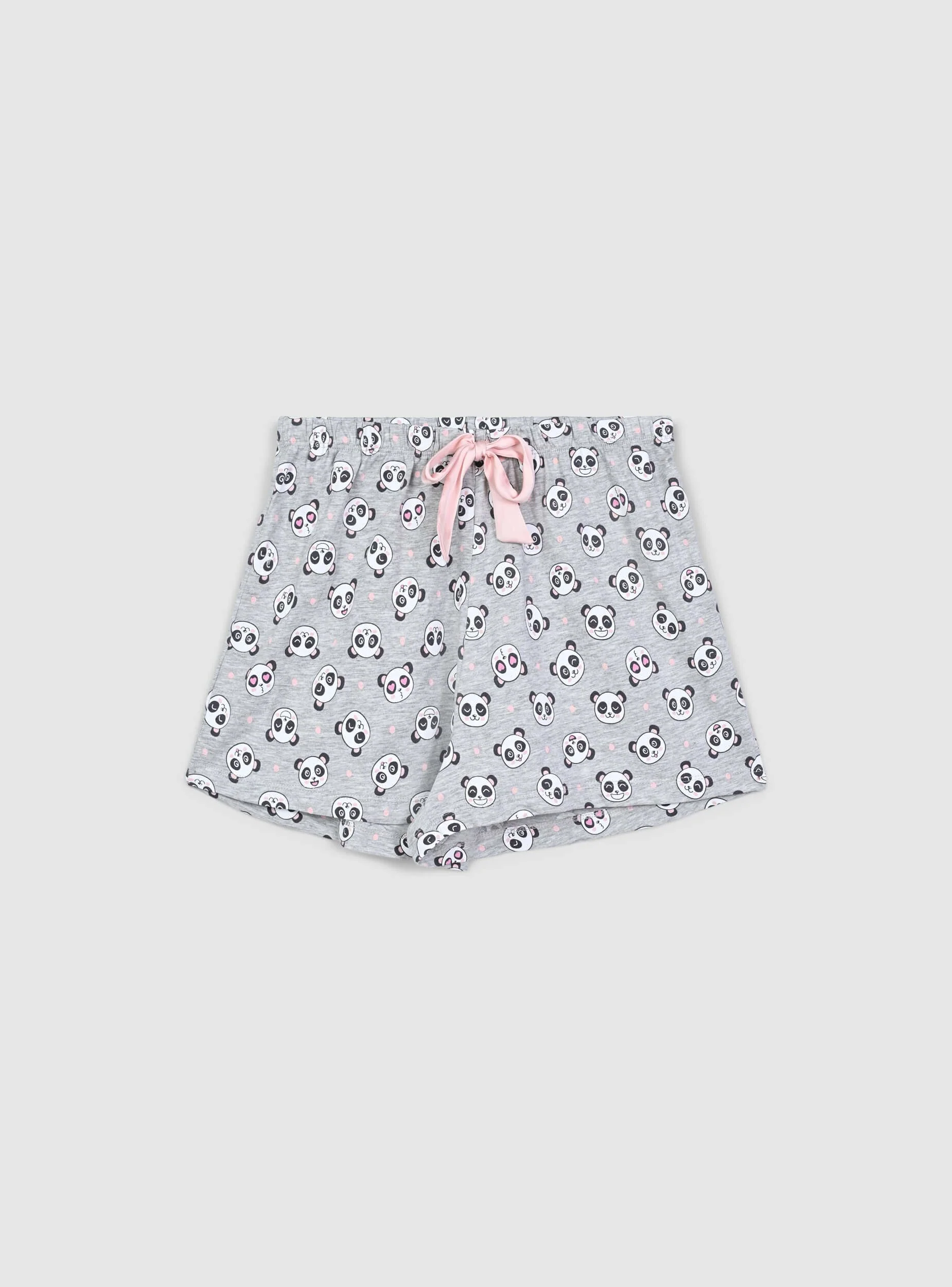 Shorts pigiama con stampe simpatici animaletti - Image 4
