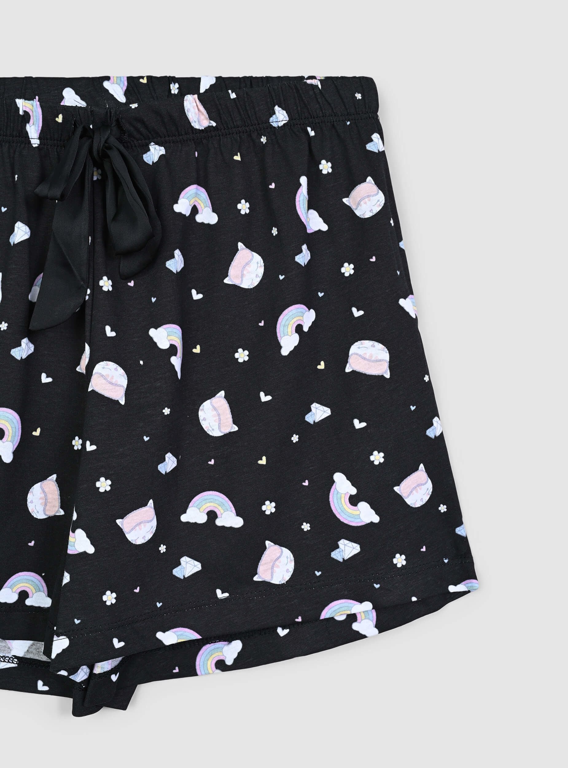 Shorts pigiama con stampe simpatici animaletti - Image 4