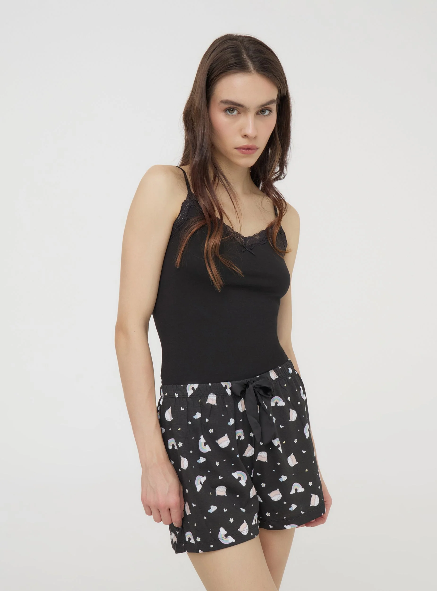 Shorts pigiama con stampe simpatici animaletti - Image 7
