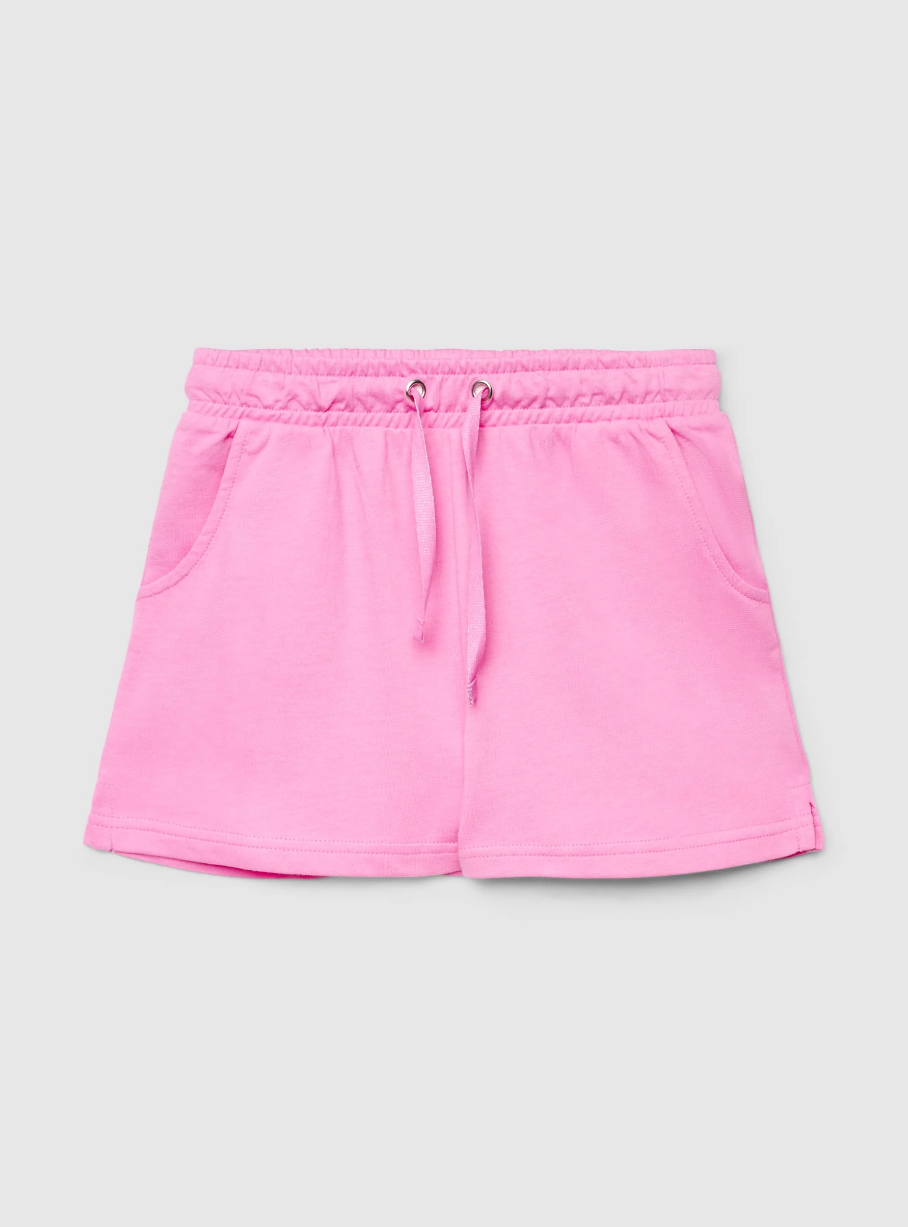 Shorts tinta unita con coulisse - Image 2