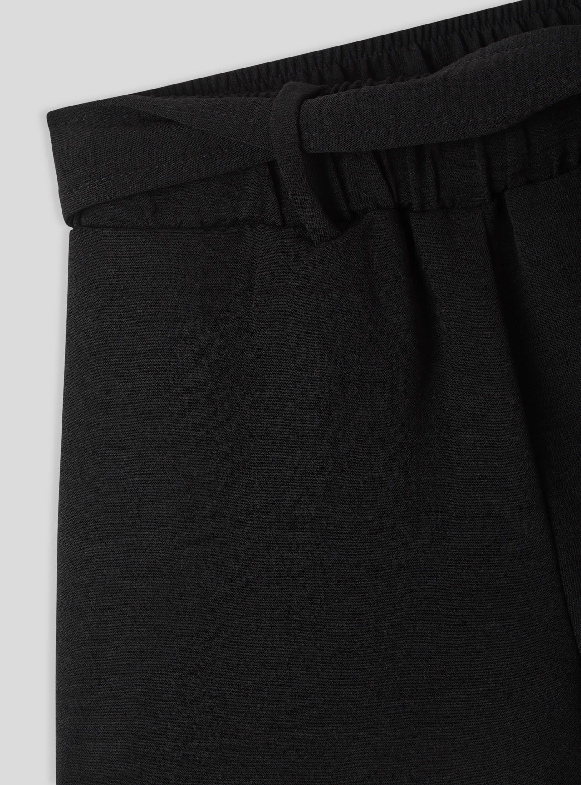 Shorts tinta unita con fusciacca - Image 5