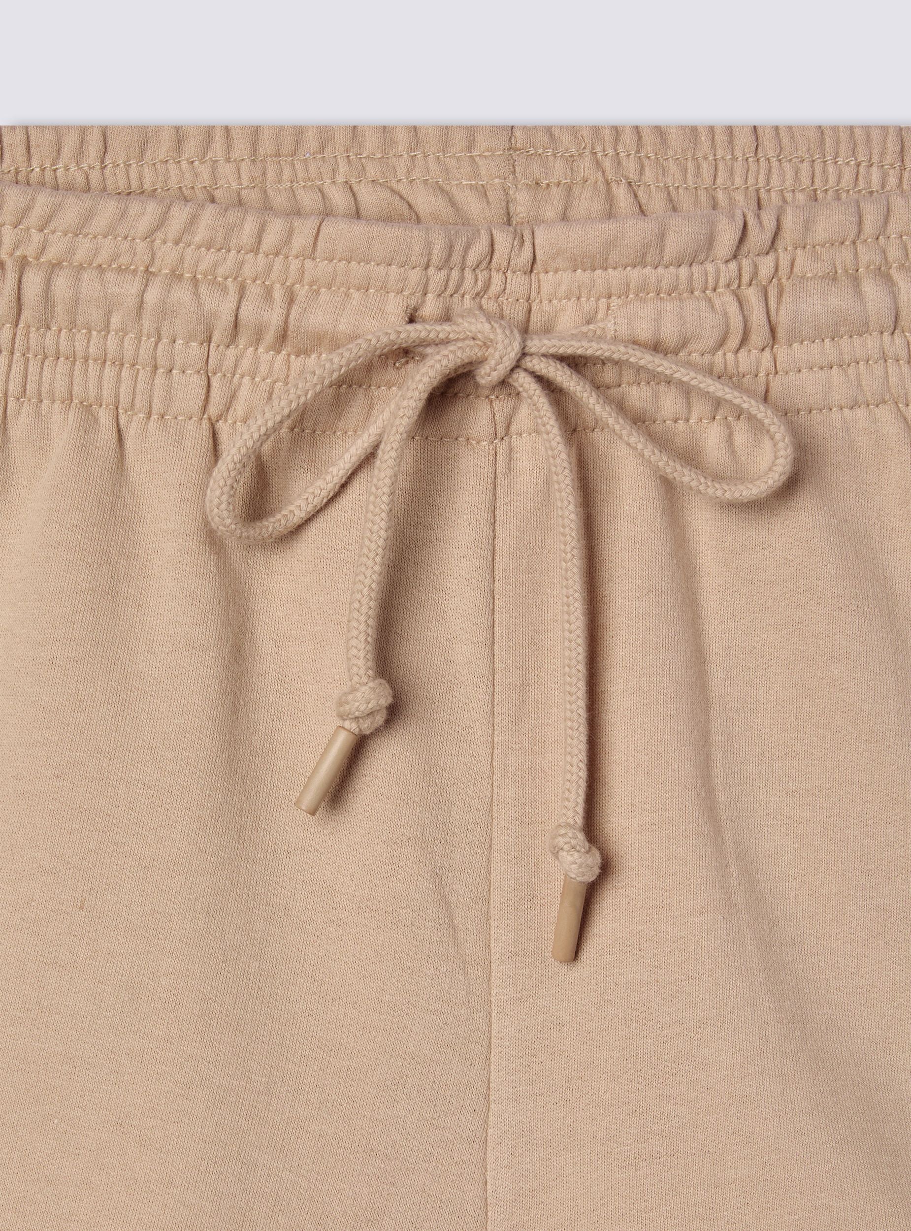 Shorts tuta a vita alta con risvolto - Image 6