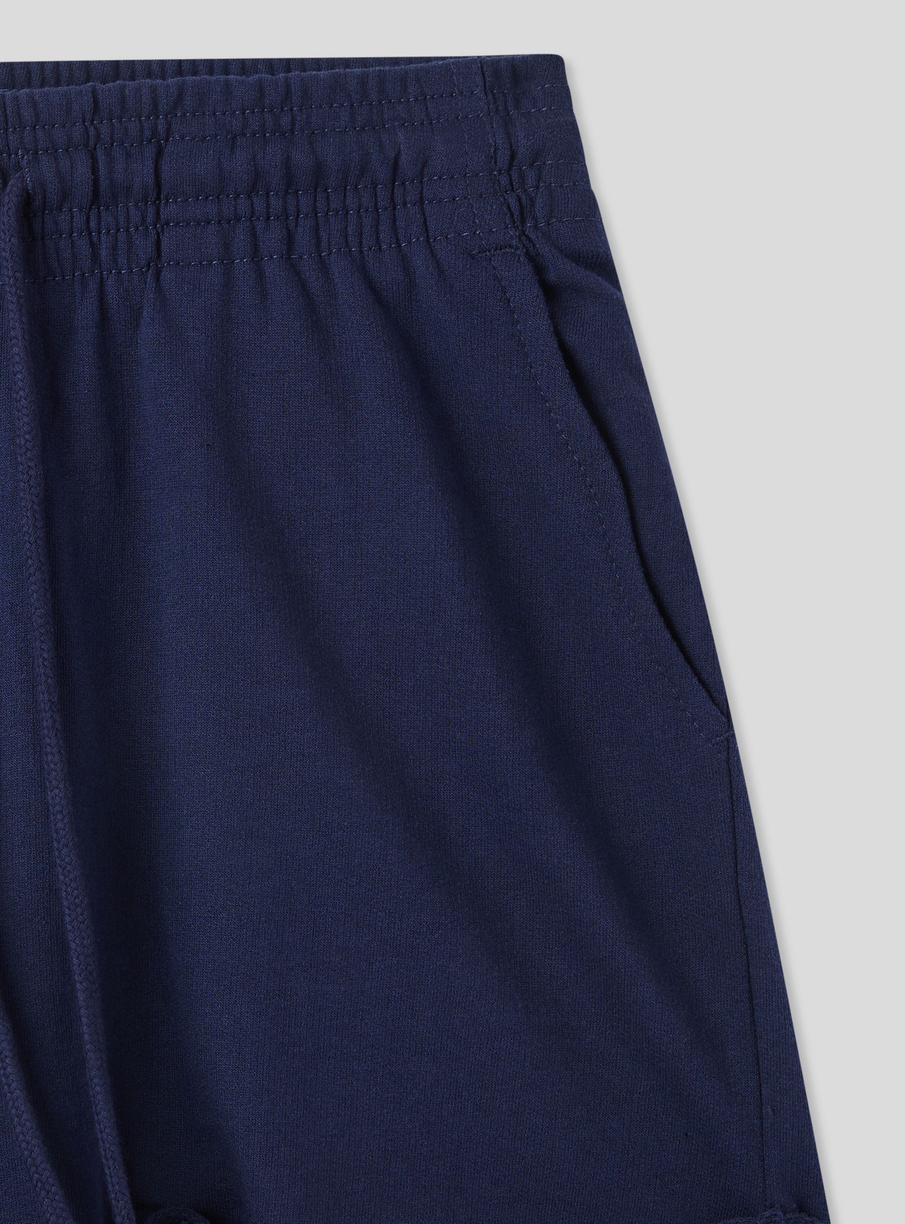 Shorts tuta a vita alta con risvolto - Image 6