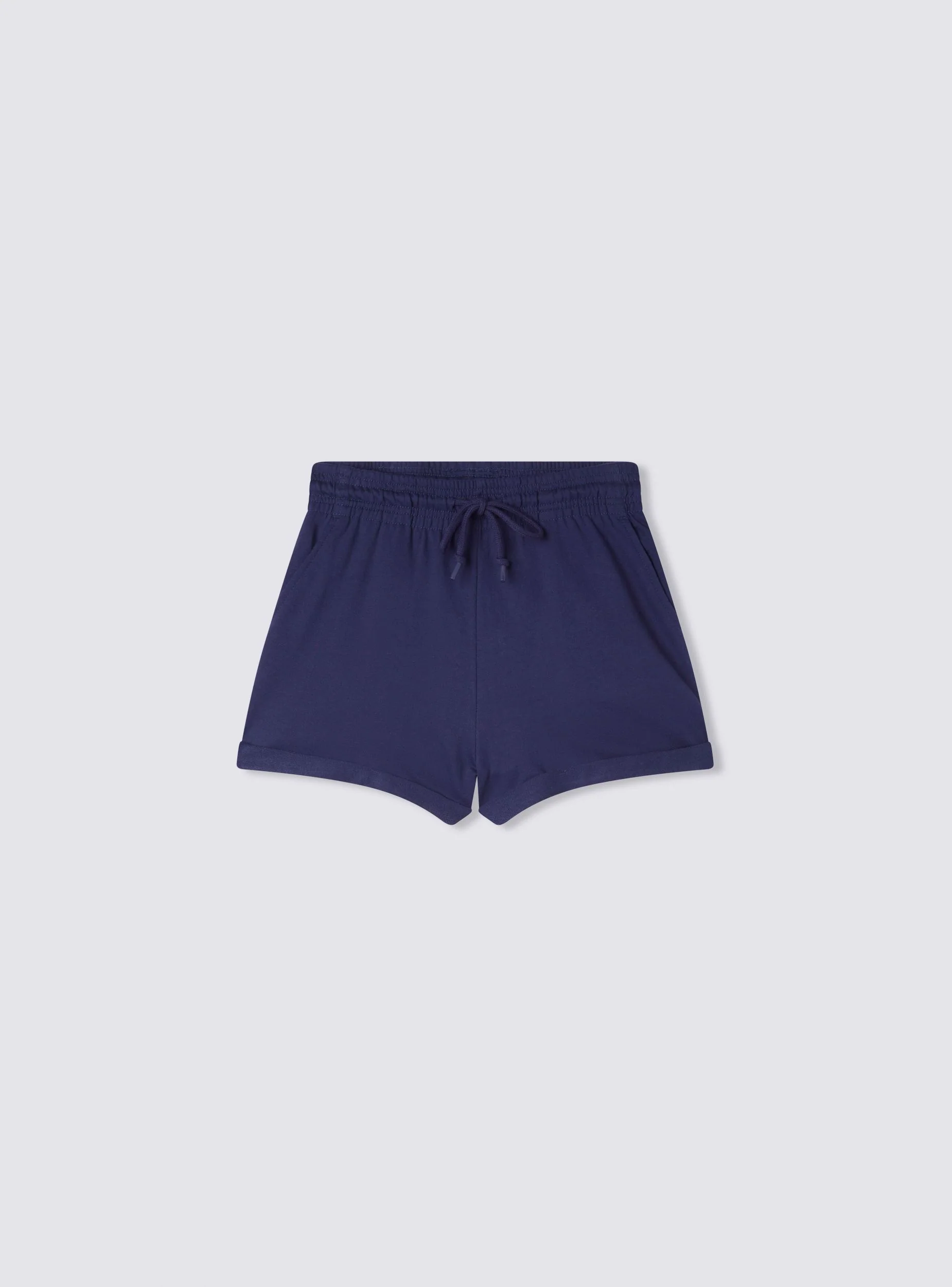 Shorts tuta a vita alta con risvolto - Image 7