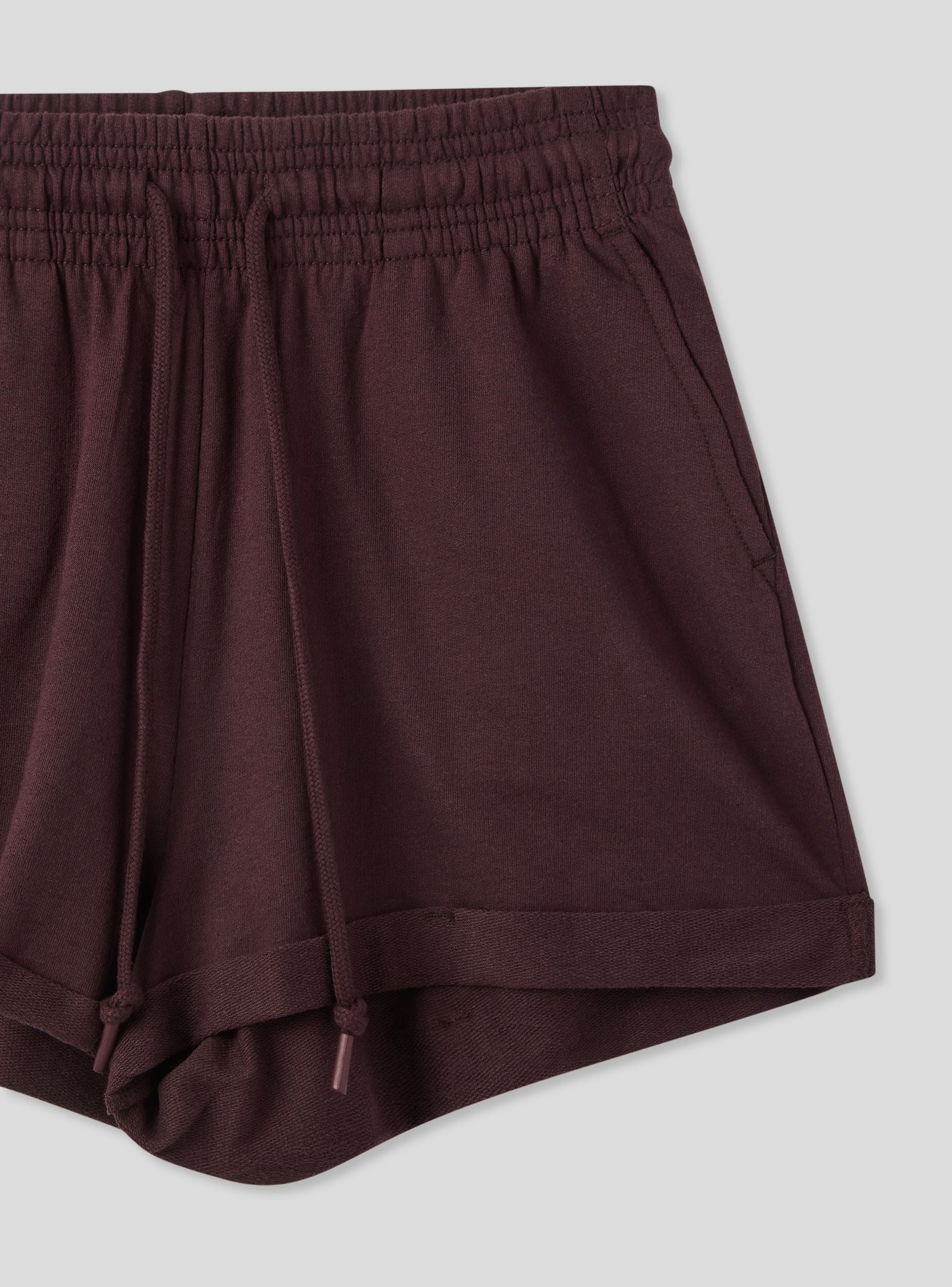 Shorts tuta a vita alta con risvolto - Image 6