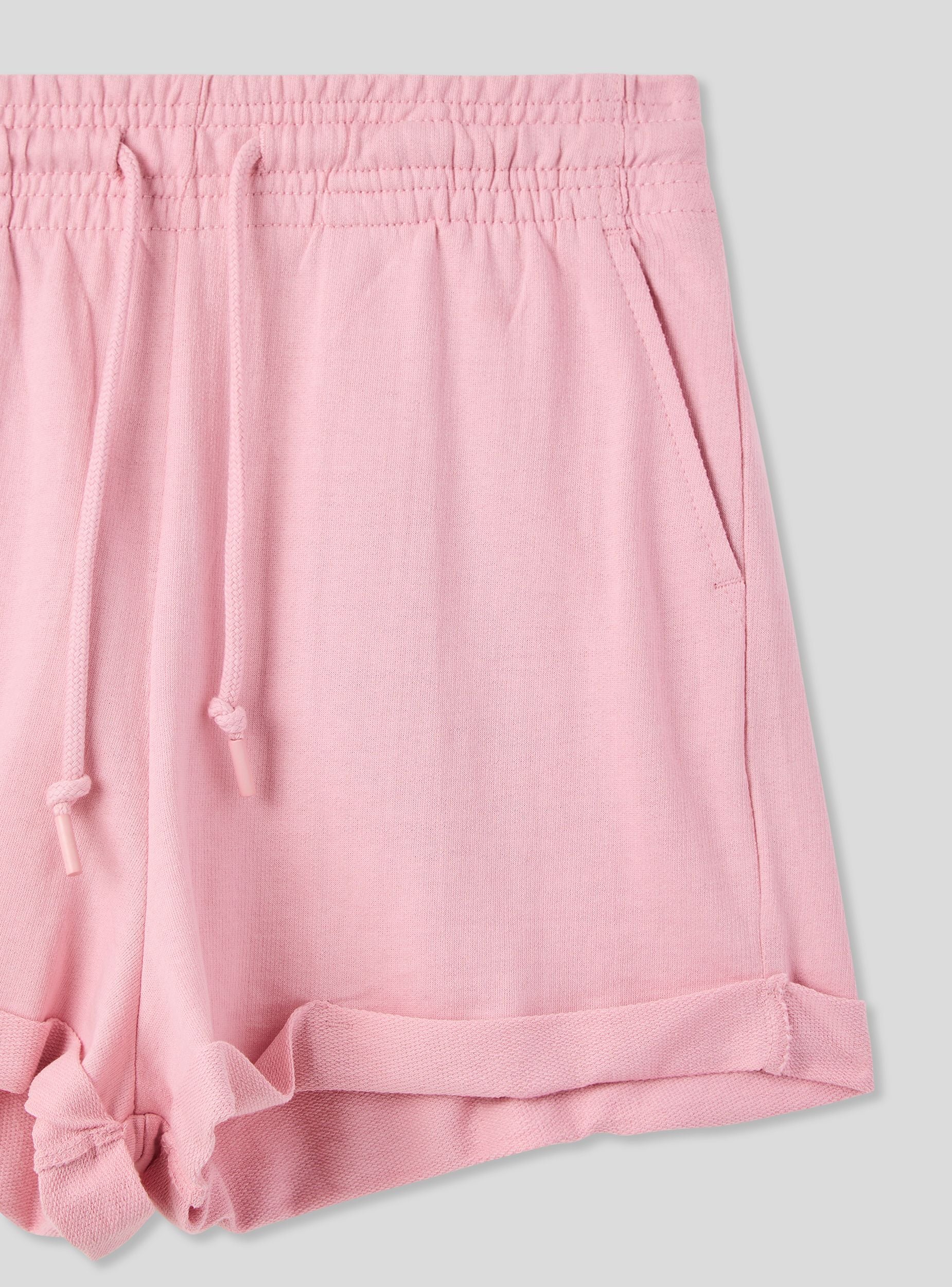 Shorts tuta a vita alta con risvolto - Image 6
