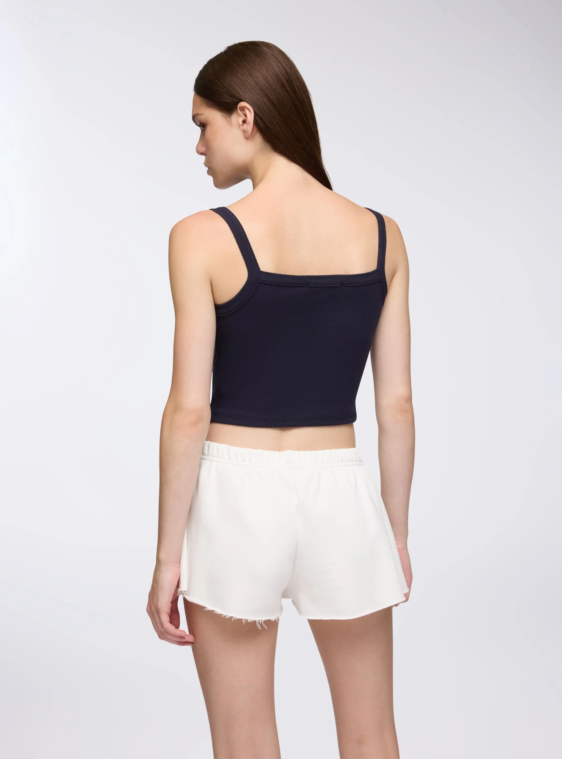 Shorts tuta a vita bassa svasati - Image 4