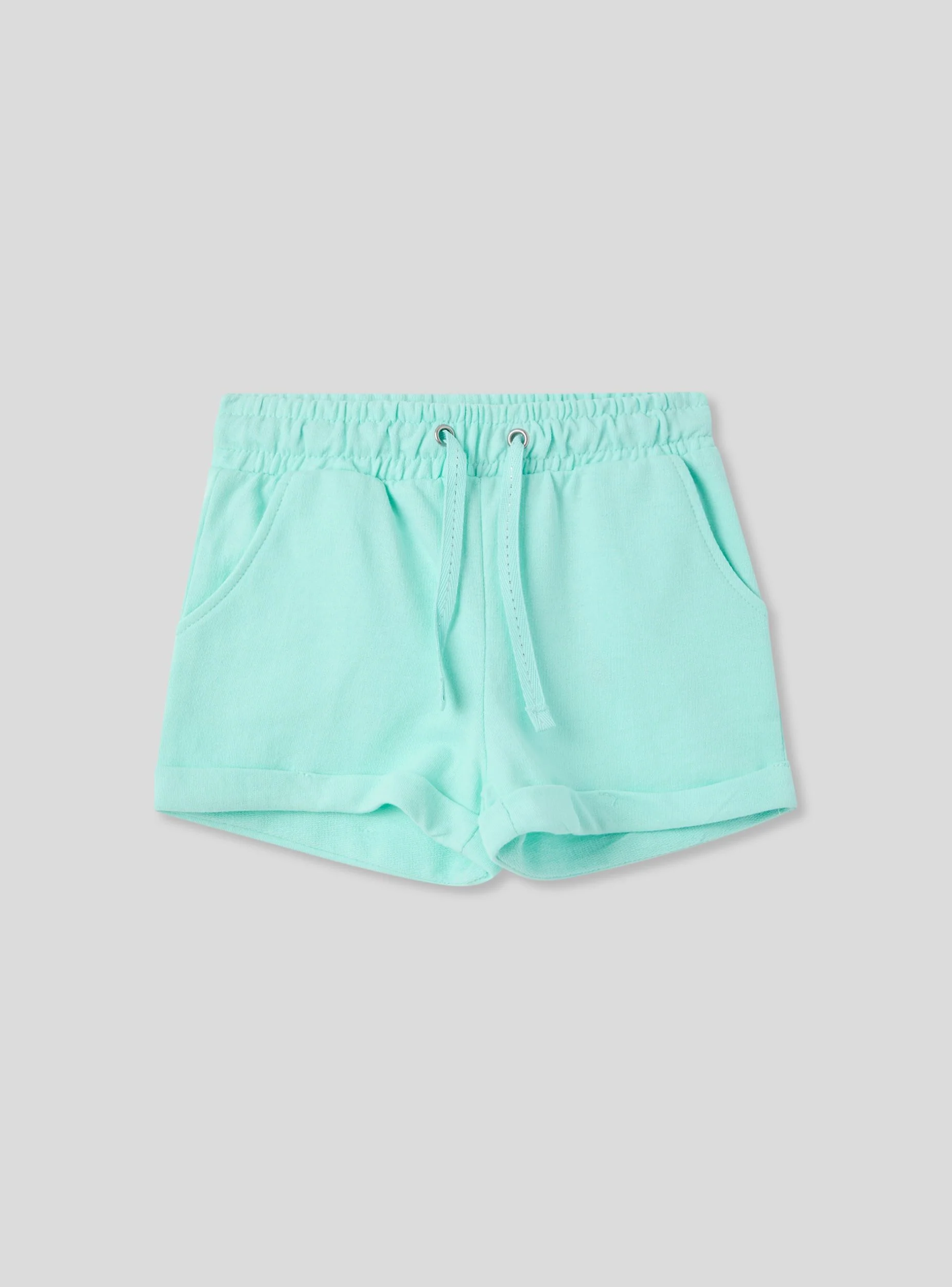 Shorts tuta con coulisse e risvolto - Image 4