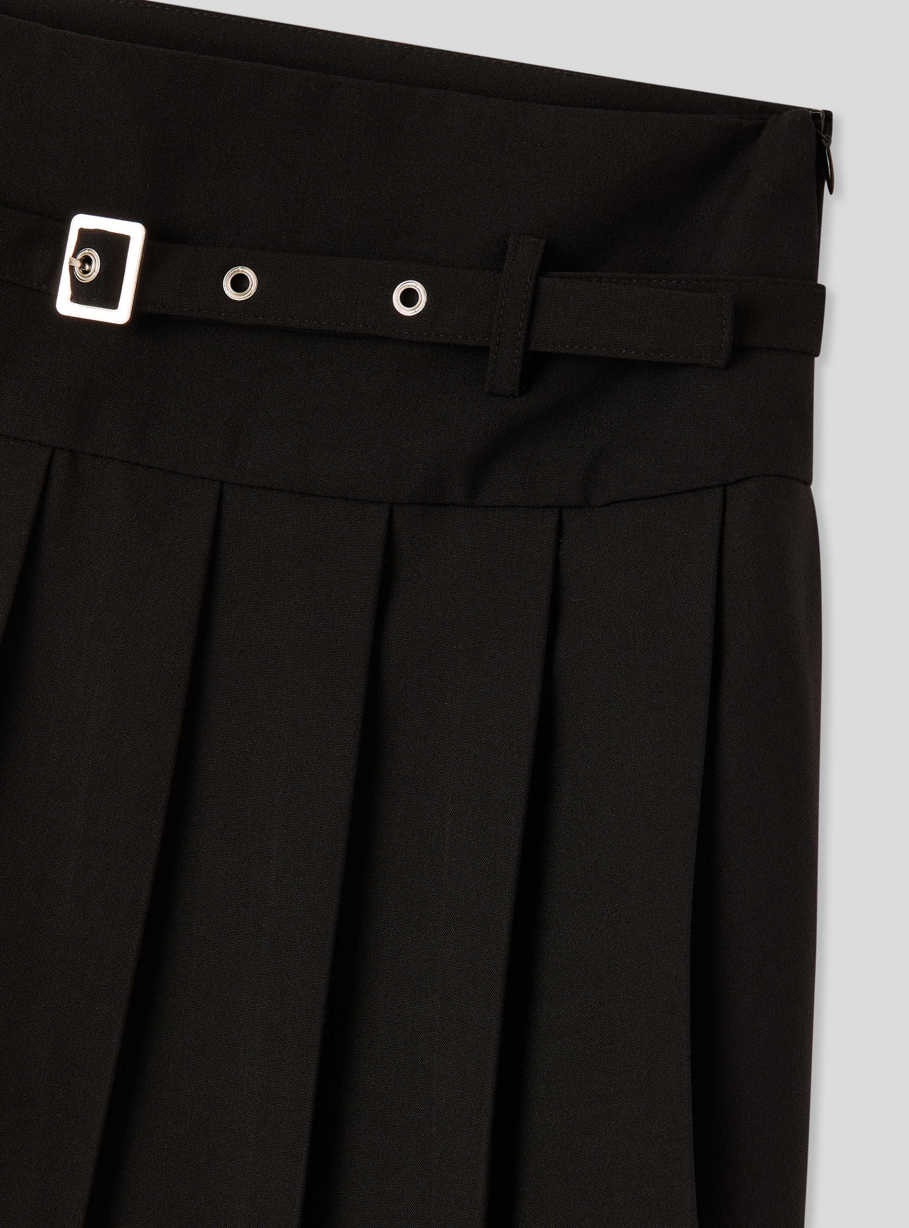 Skort a pieghe con cintura - Image 6