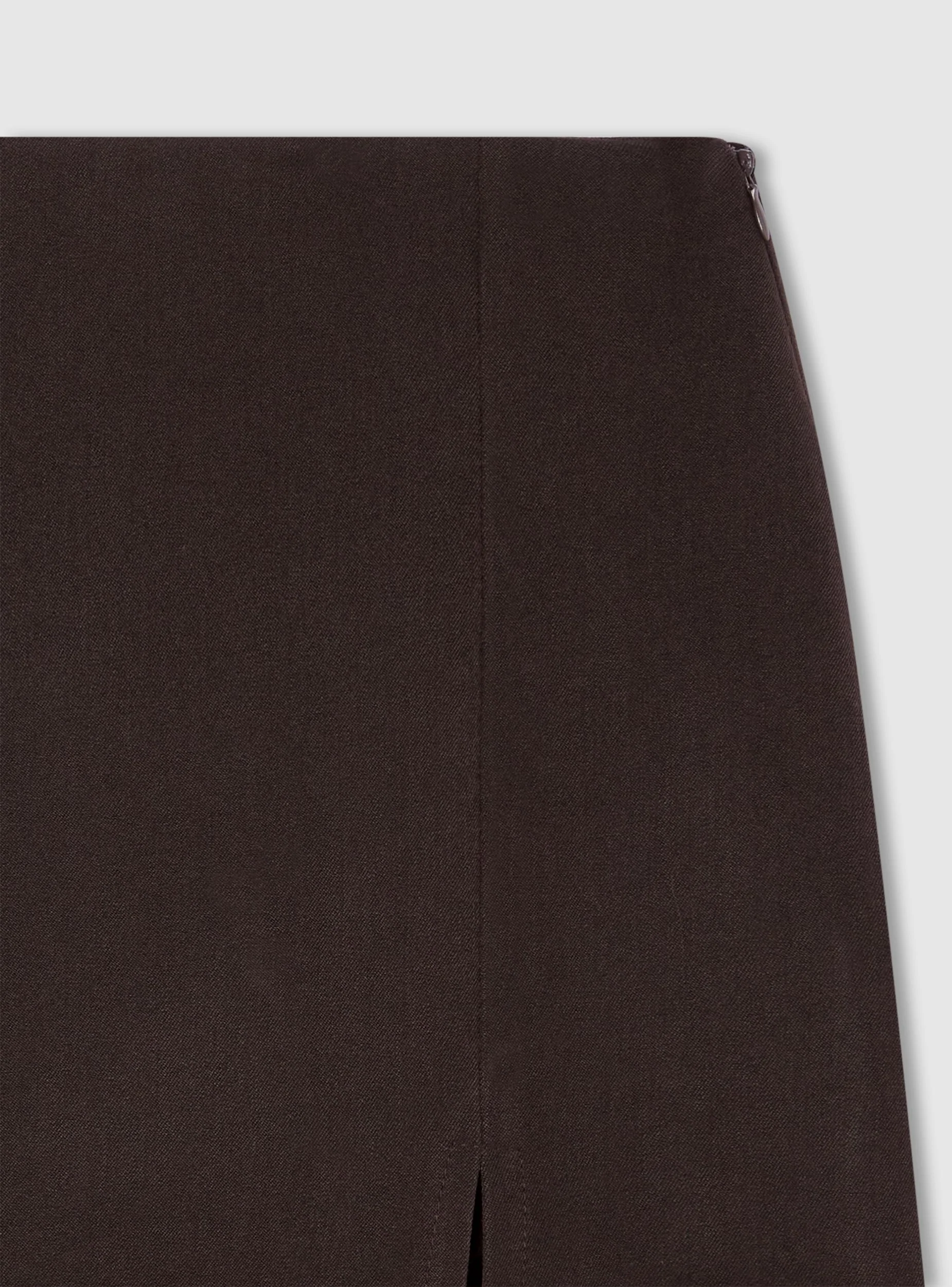 Skort a tinta unita con spacco - Image 6